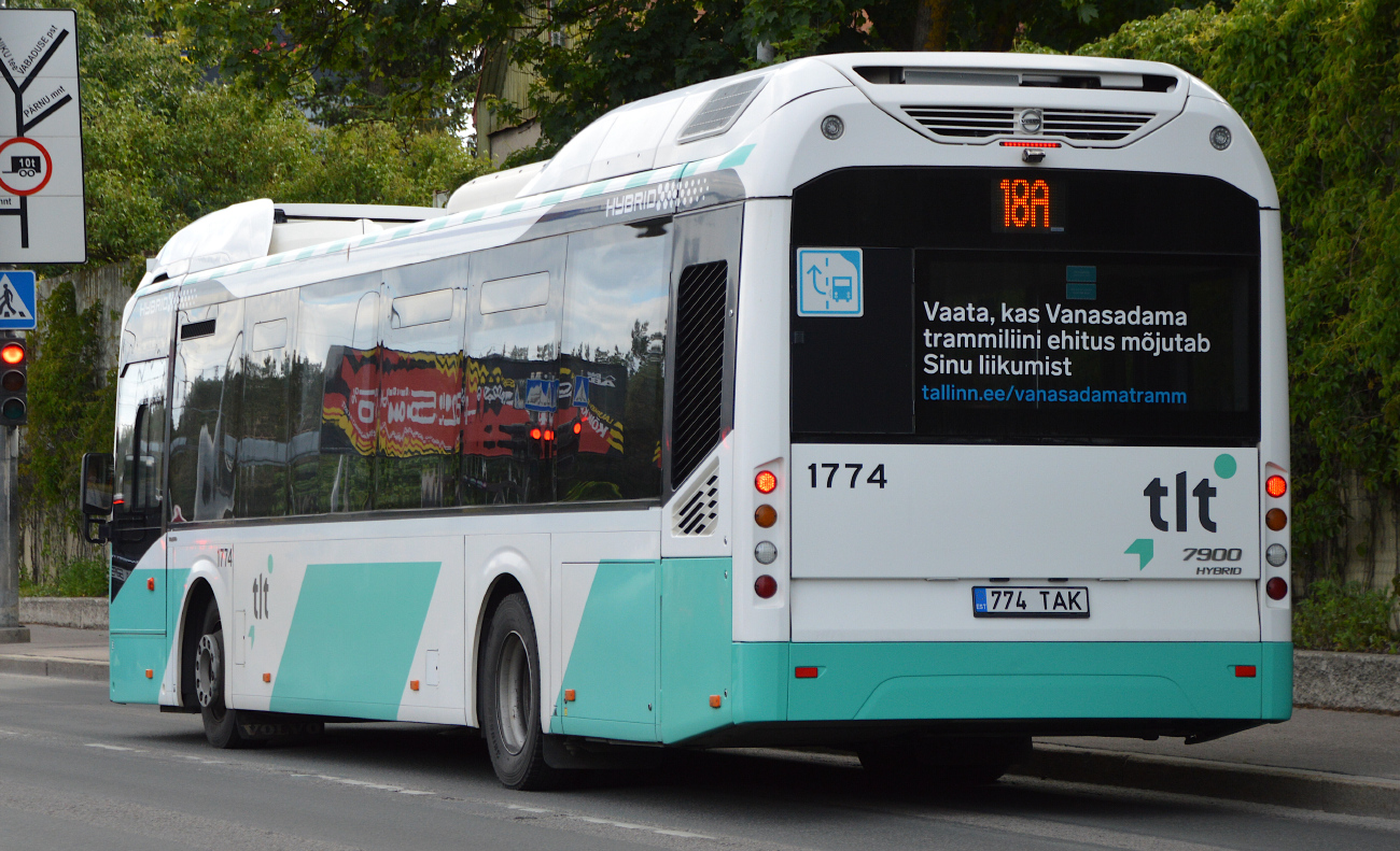 Tallinn, Volvo 7900 Hybrid # 1774