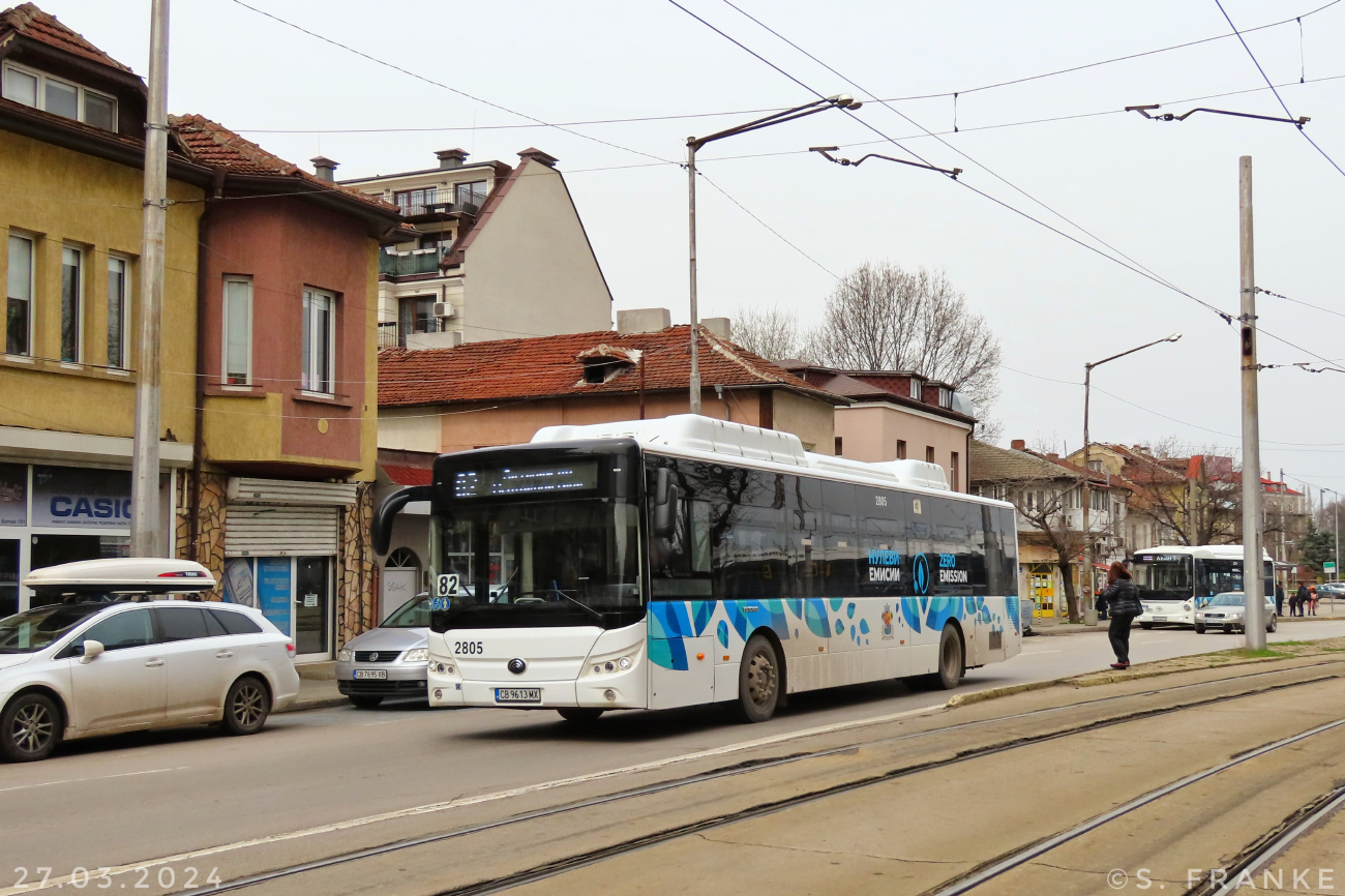 Sofia, Yutong E12LF # 2805