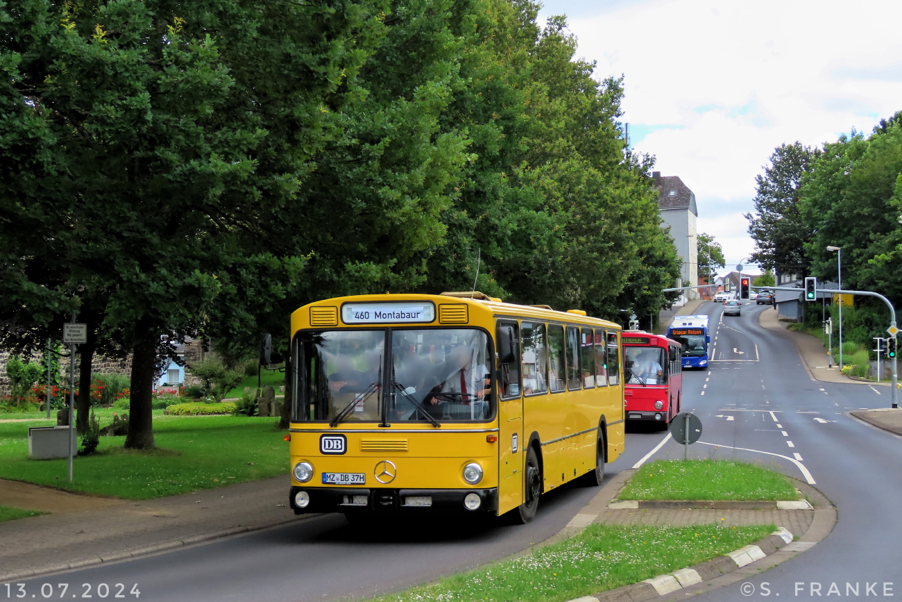 Mainz, Mercedes-Benz O307 # MZ-DB 37H; Montabaur — 13.07.2024 — Abschiedsfahrt Rhein-Mosel-Verkehrsgesellschaft im Westerwaldkreis