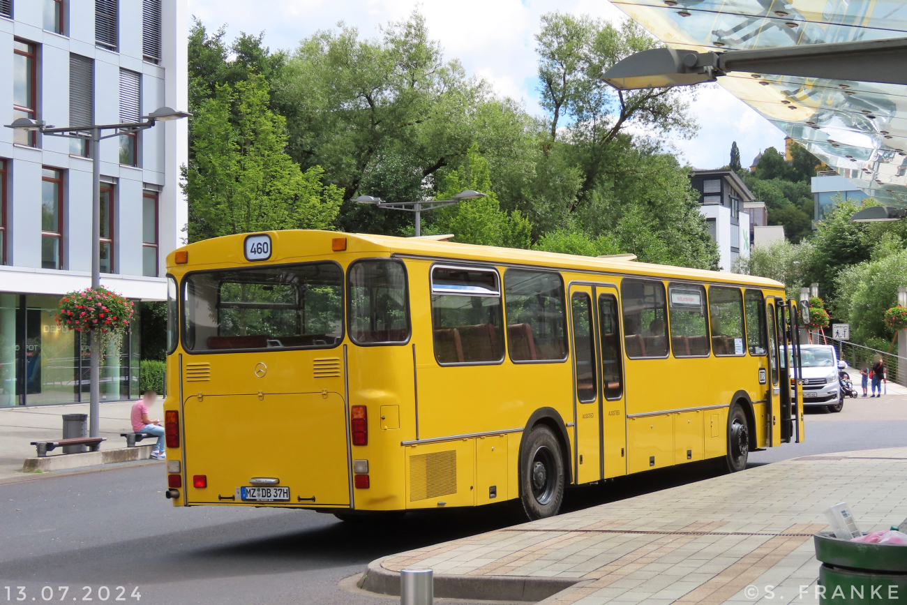 Mainz, Mercedes-Benz O307 # MZ-DB 37H; Montabaur — 13.07.2024 — Abschiedsfahrt Rhein-Mosel-Verkehrsgesellschaft im Westerwaldkreis