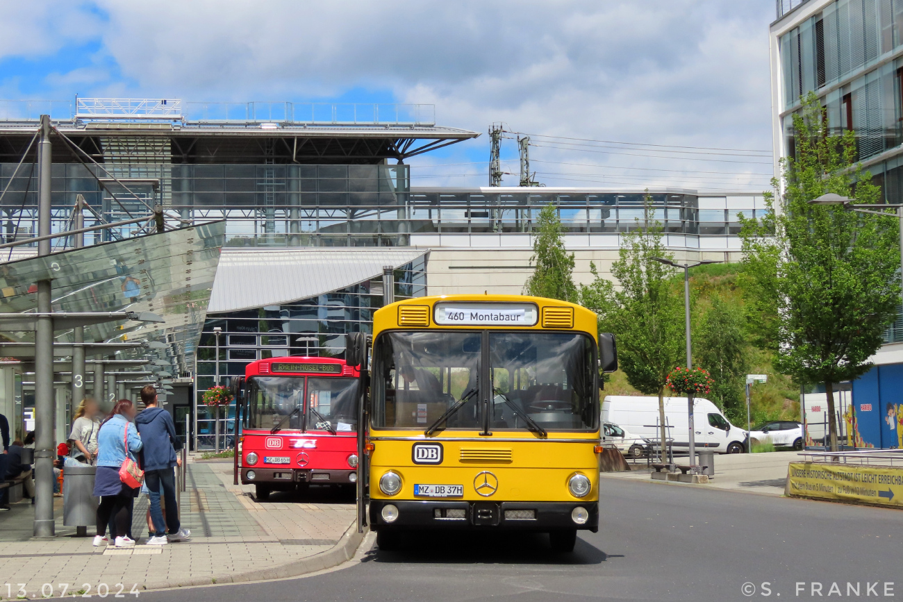 Mainz, Mercedes-Benz O307 # MZ-DB 37H; Montabaur — 13.07.2024 — Abschiedsfahrt Rhein-Mosel-Verkehrsgesellschaft im Westerwaldkreis