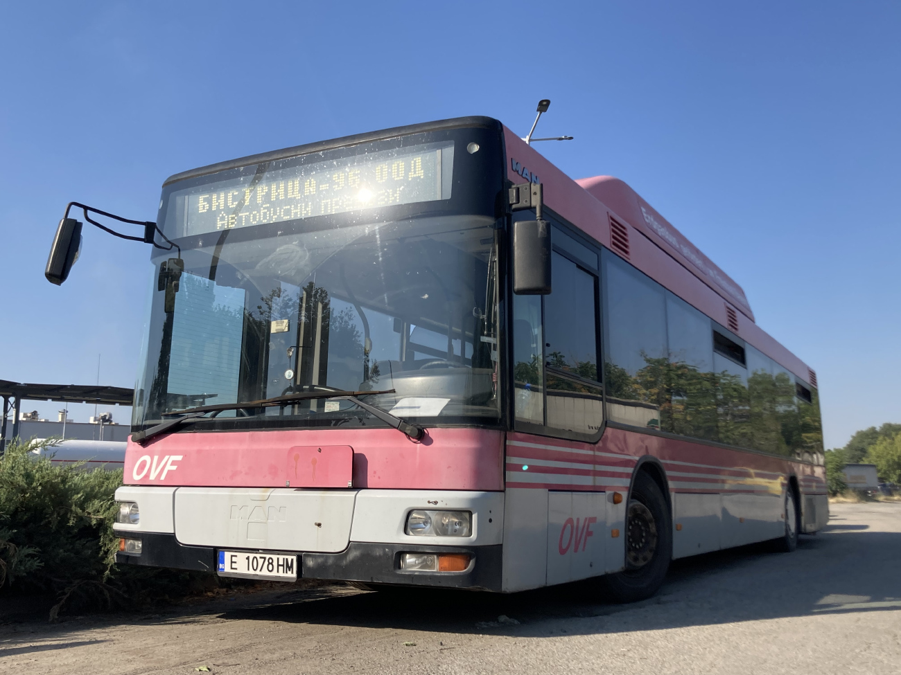 Stara Zagora, MAN A20 NÜ313 CNG # 1078