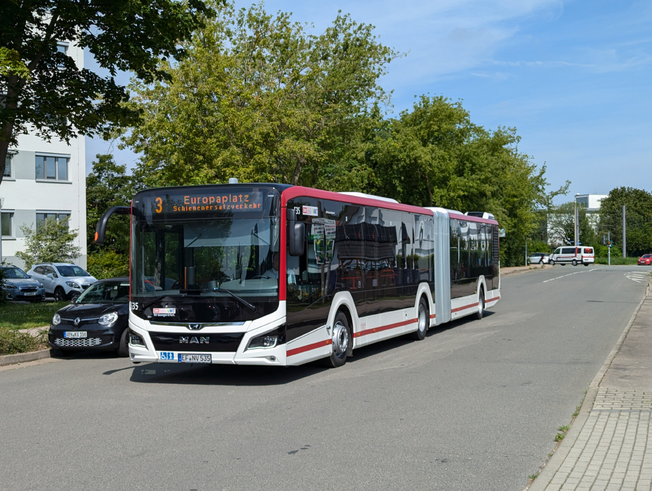 Erfurt, MAN 18C Lion's City NG360 EfficientHybrid # 535