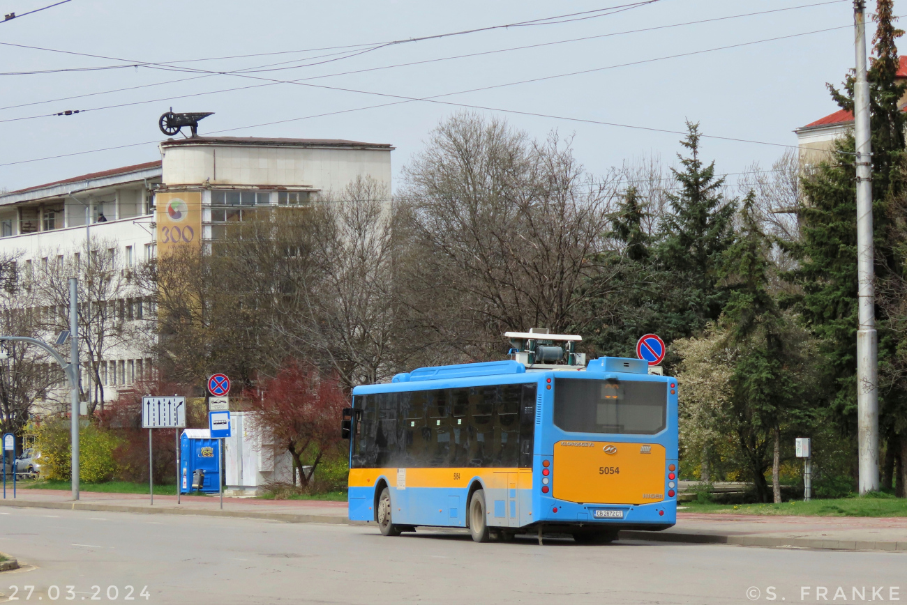 Sofia, Higer KLQ6125GEV3 (Chariot Ebus) # 5054