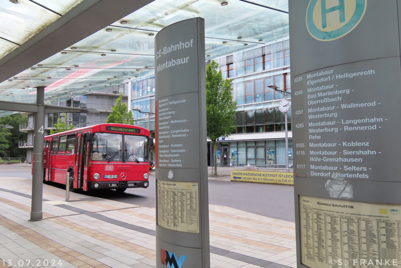 Montabaur — 13.07.2024 — Abschiedsfahrt Rhein-Mosel-Verkehrsgesellschaft im Westerwaldkreis