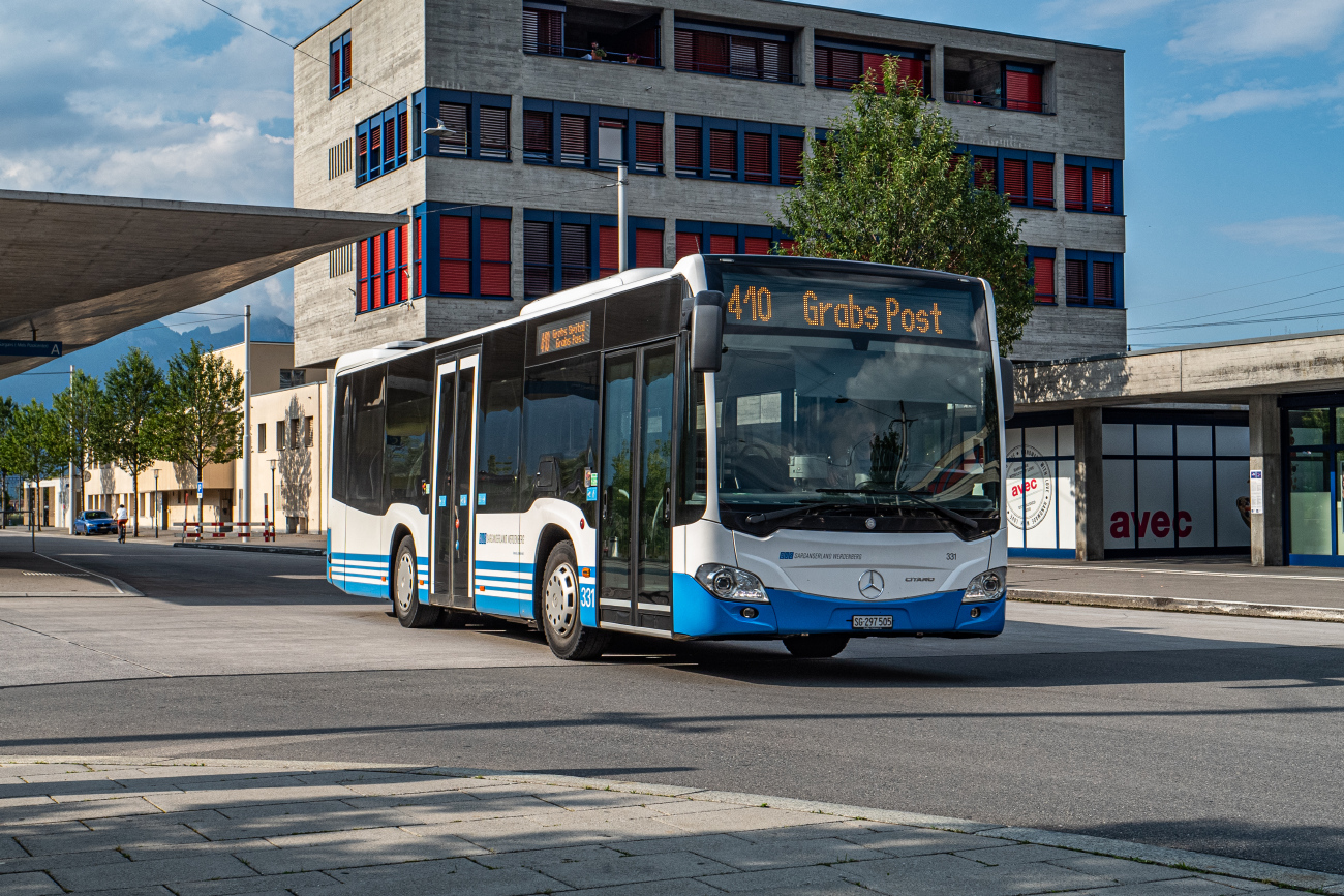 Buchs, Mercedes-Benz Citaro C2 K Hybrid # 331