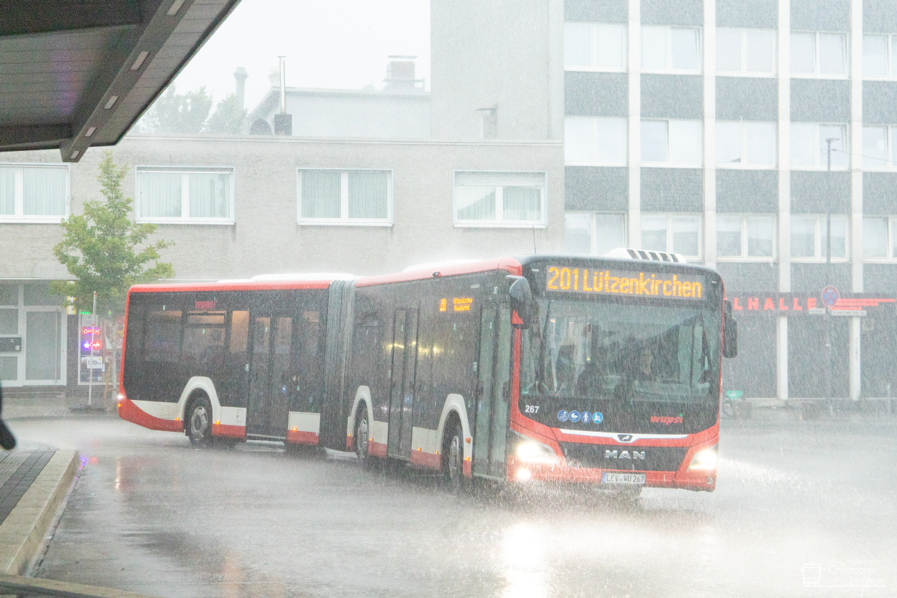 Leverkusen, MAN 18C Lion's City NG330 EfficientHybrid nr. 267
