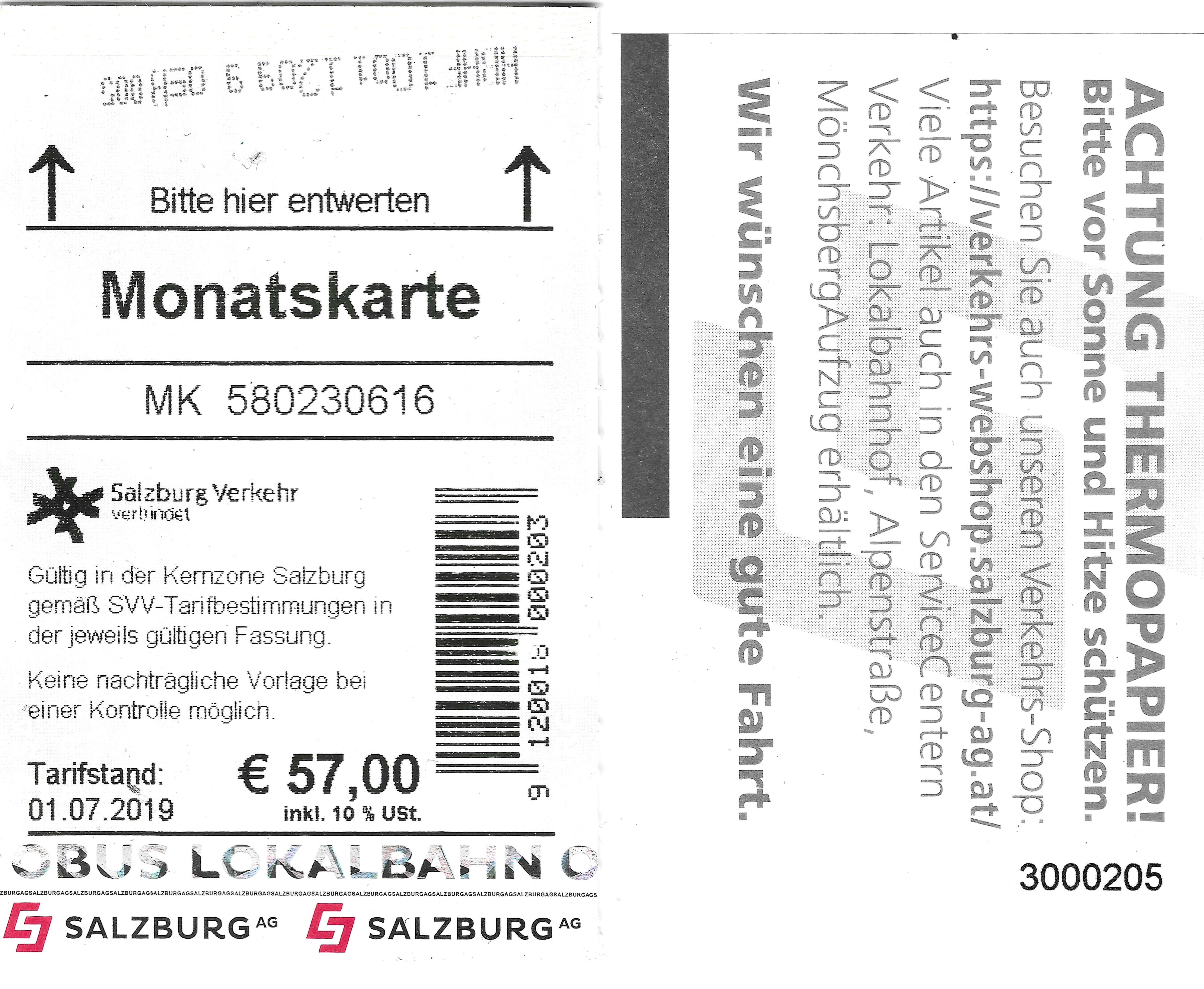 Salzburg — Tickets; Tickets (all)