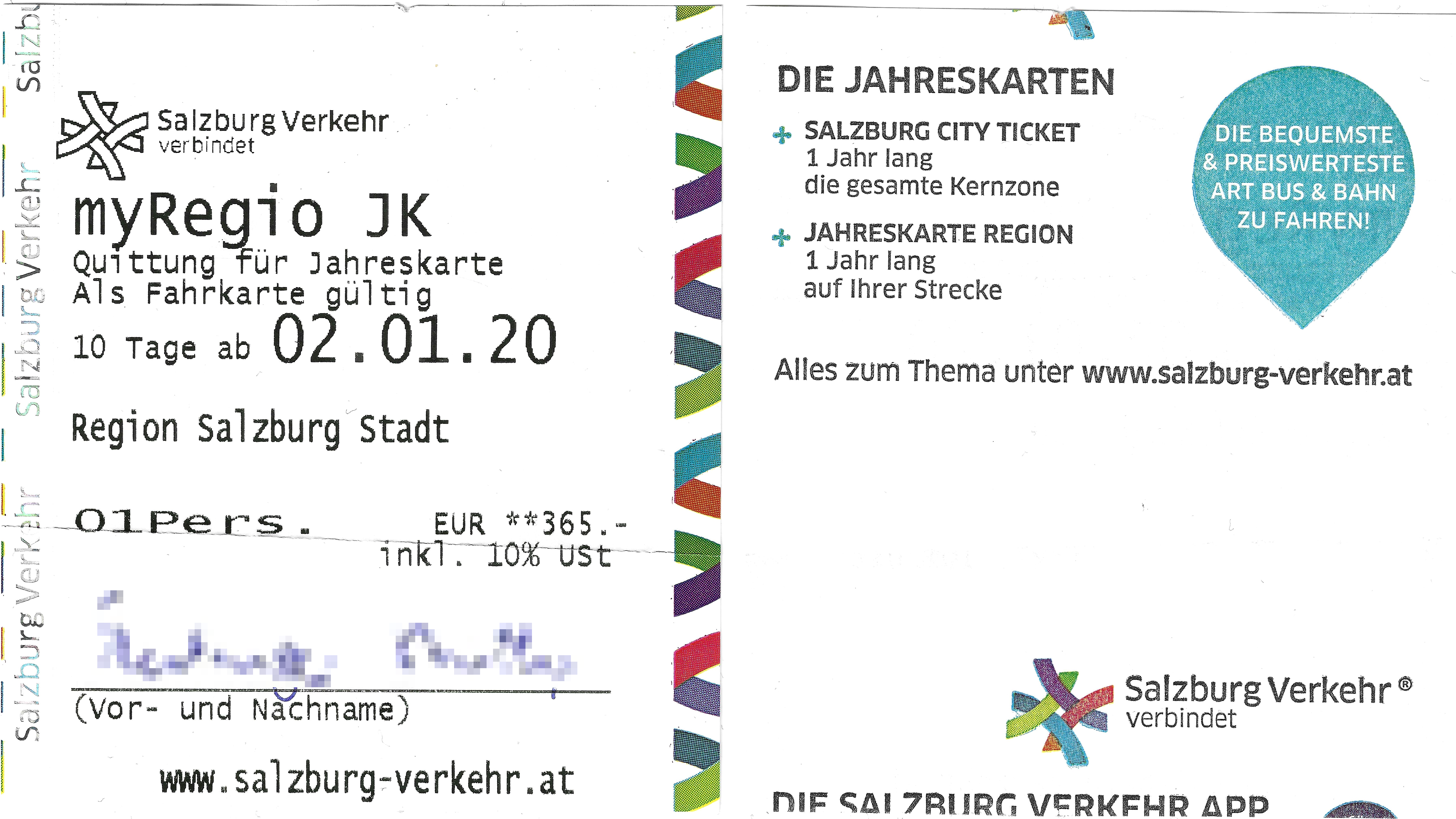 Salzburg — Tickets; Tickets (all)