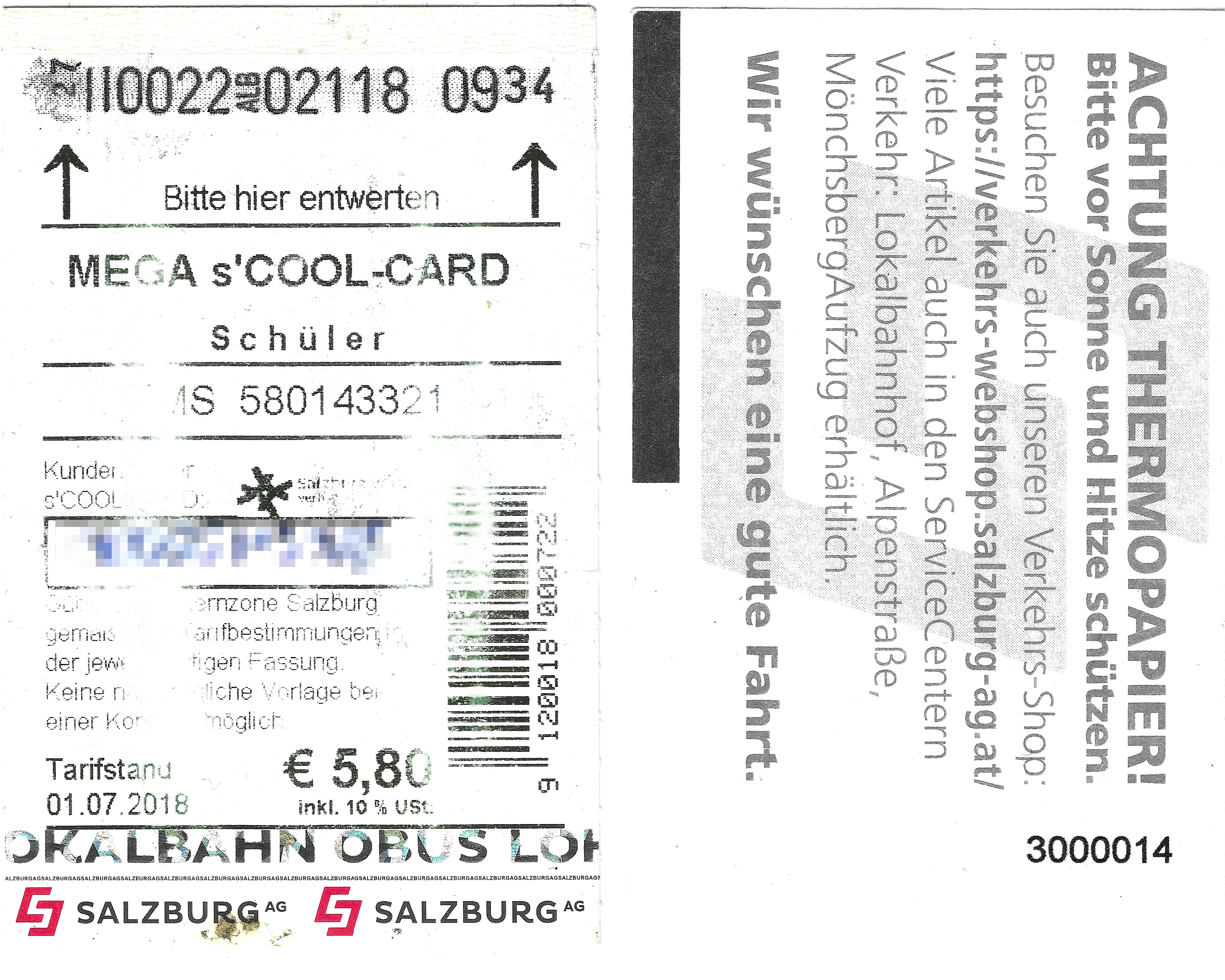 Salzburg — Tickets; Tickets (all)