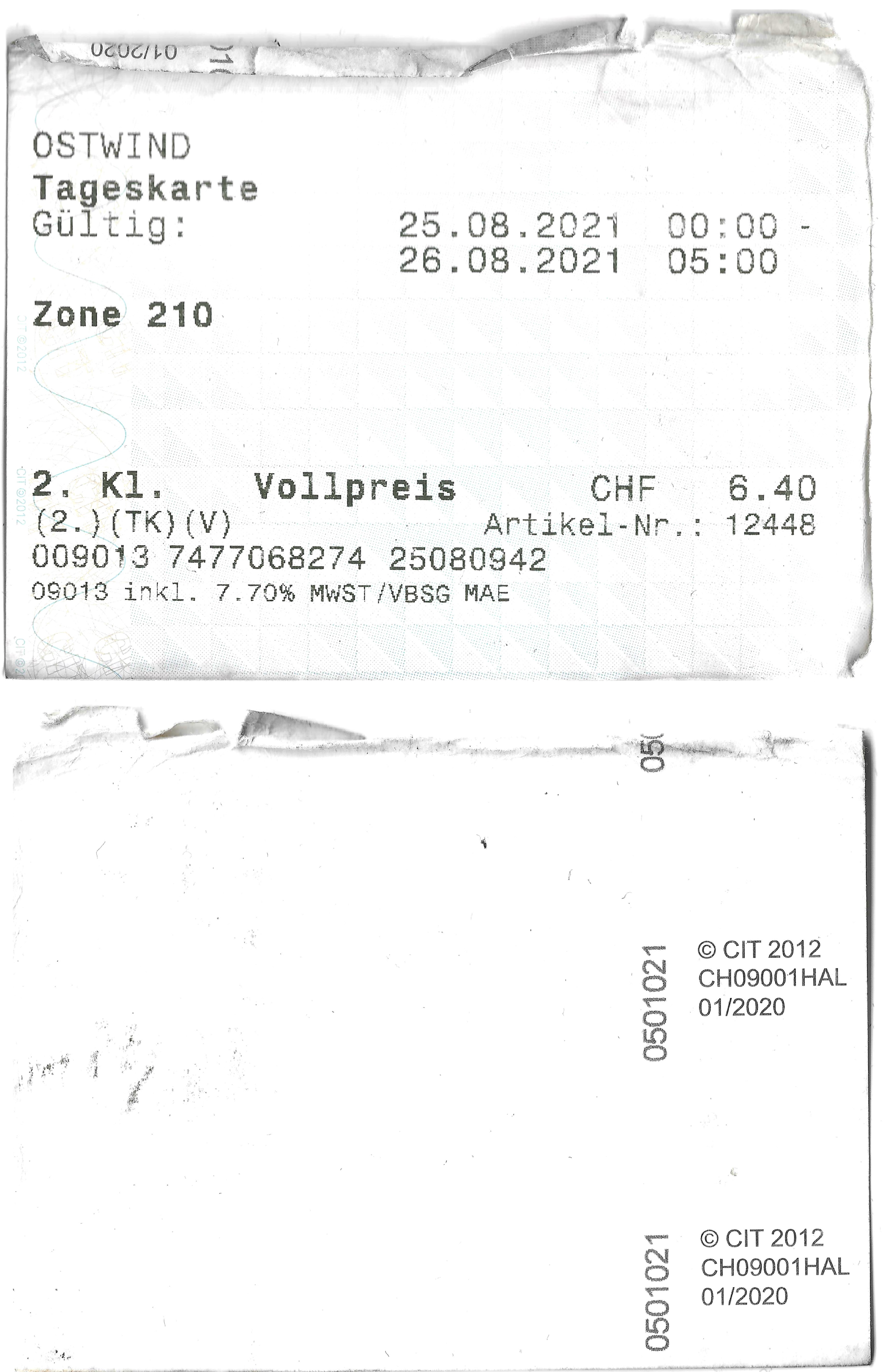 St. Gallen — Tickets; Tickets (all)