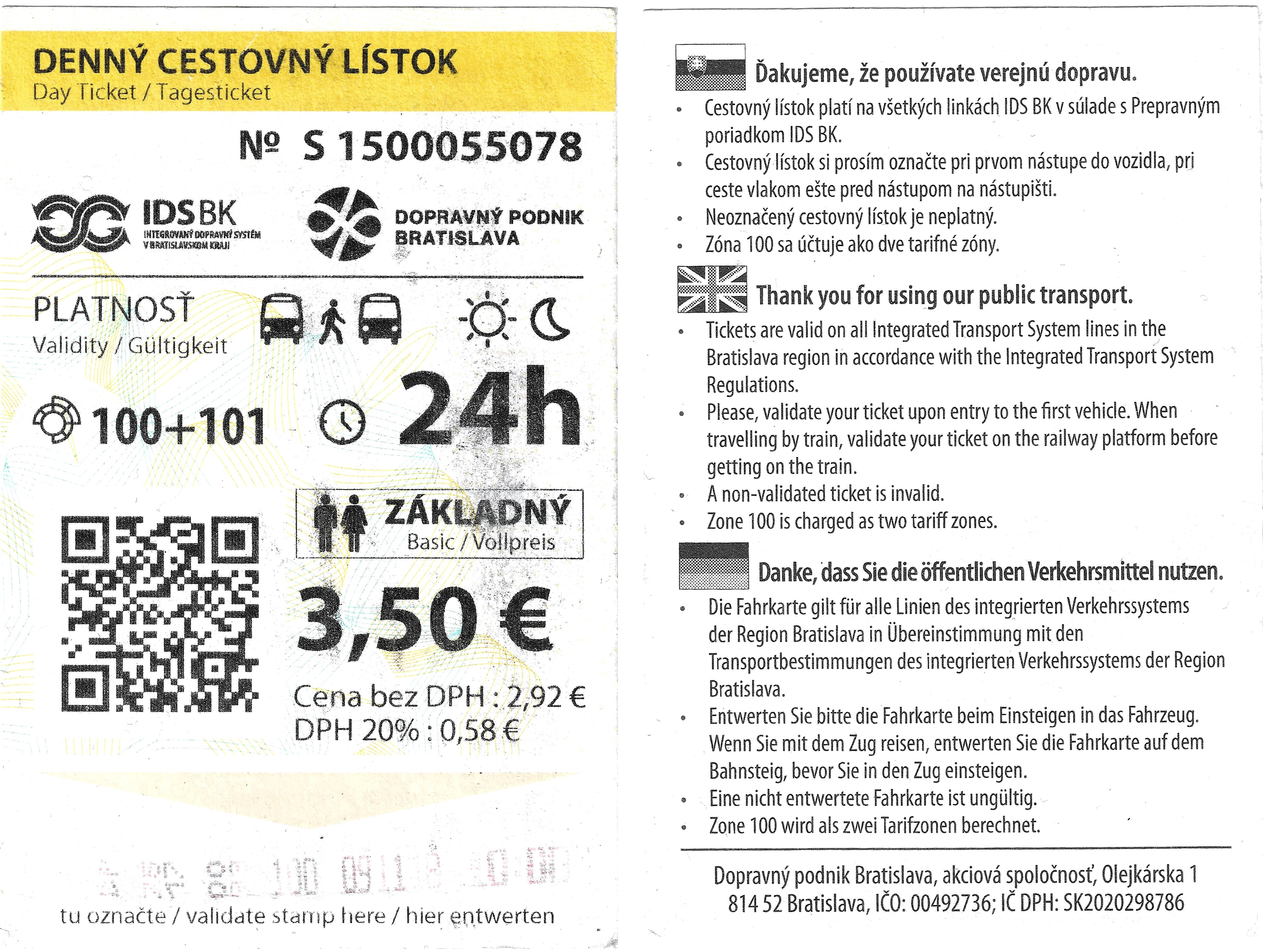 Bratislava — Tickets; Tickets (all)