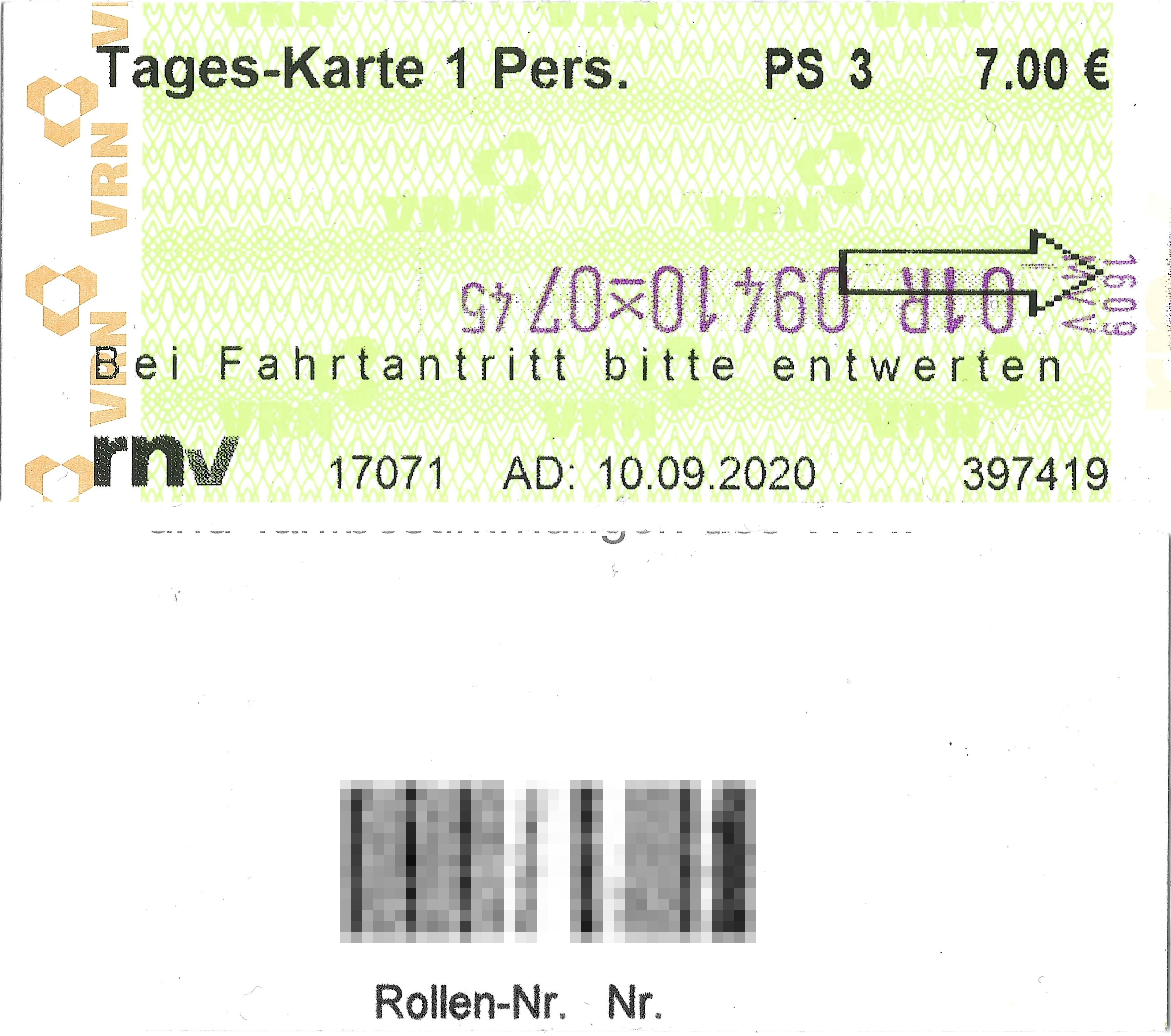 Mannheim — Tickets; Tickets (all)