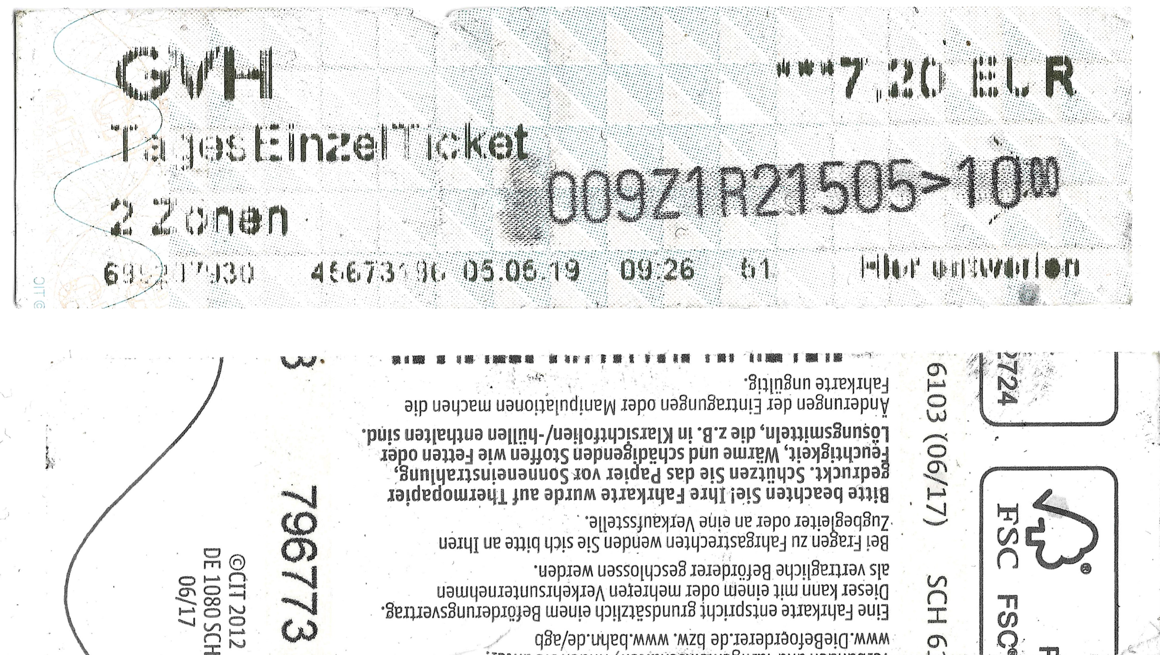 Hannover — Tickets; Tickets (all)