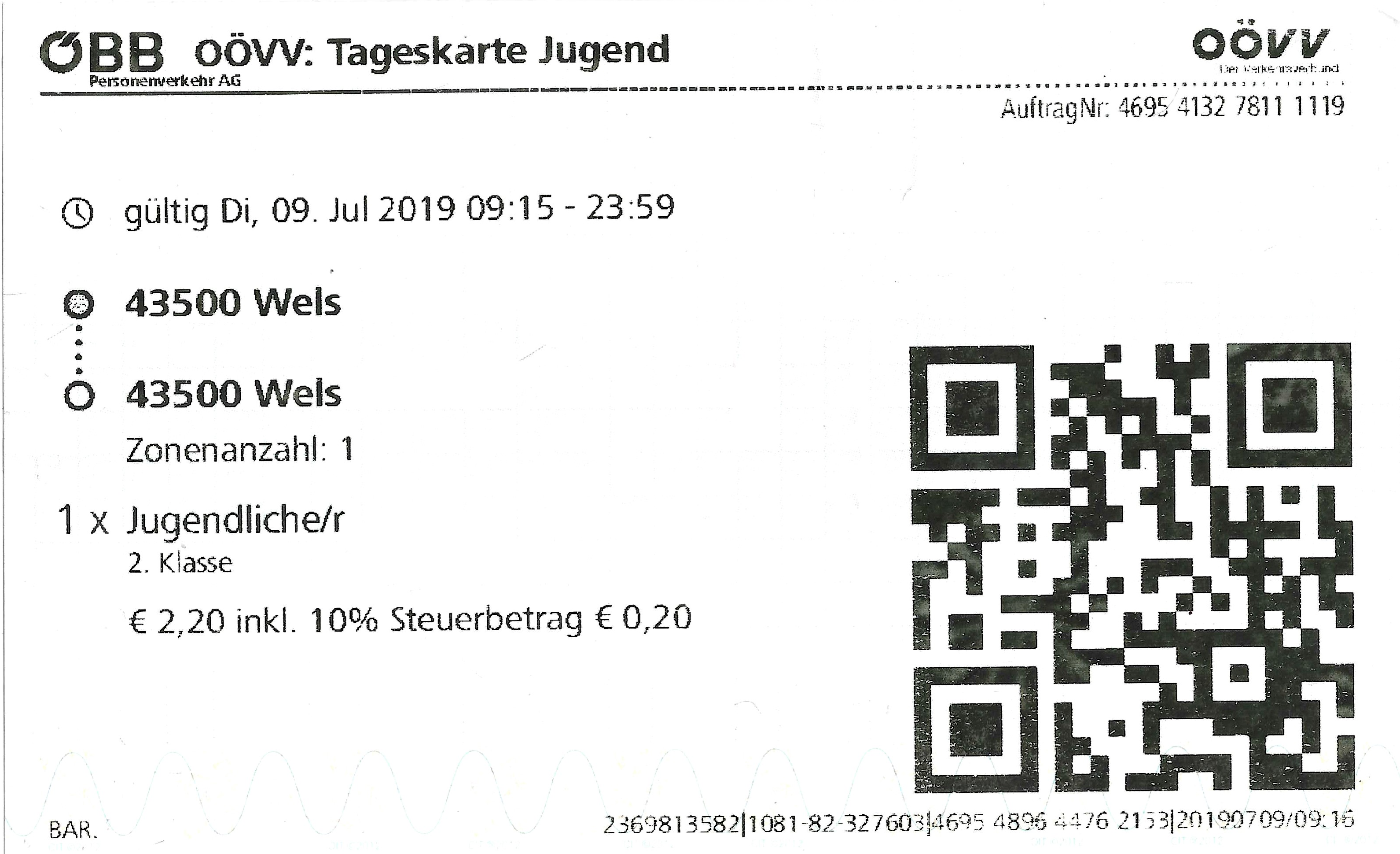 Wels — Tickets; Tickets (all)