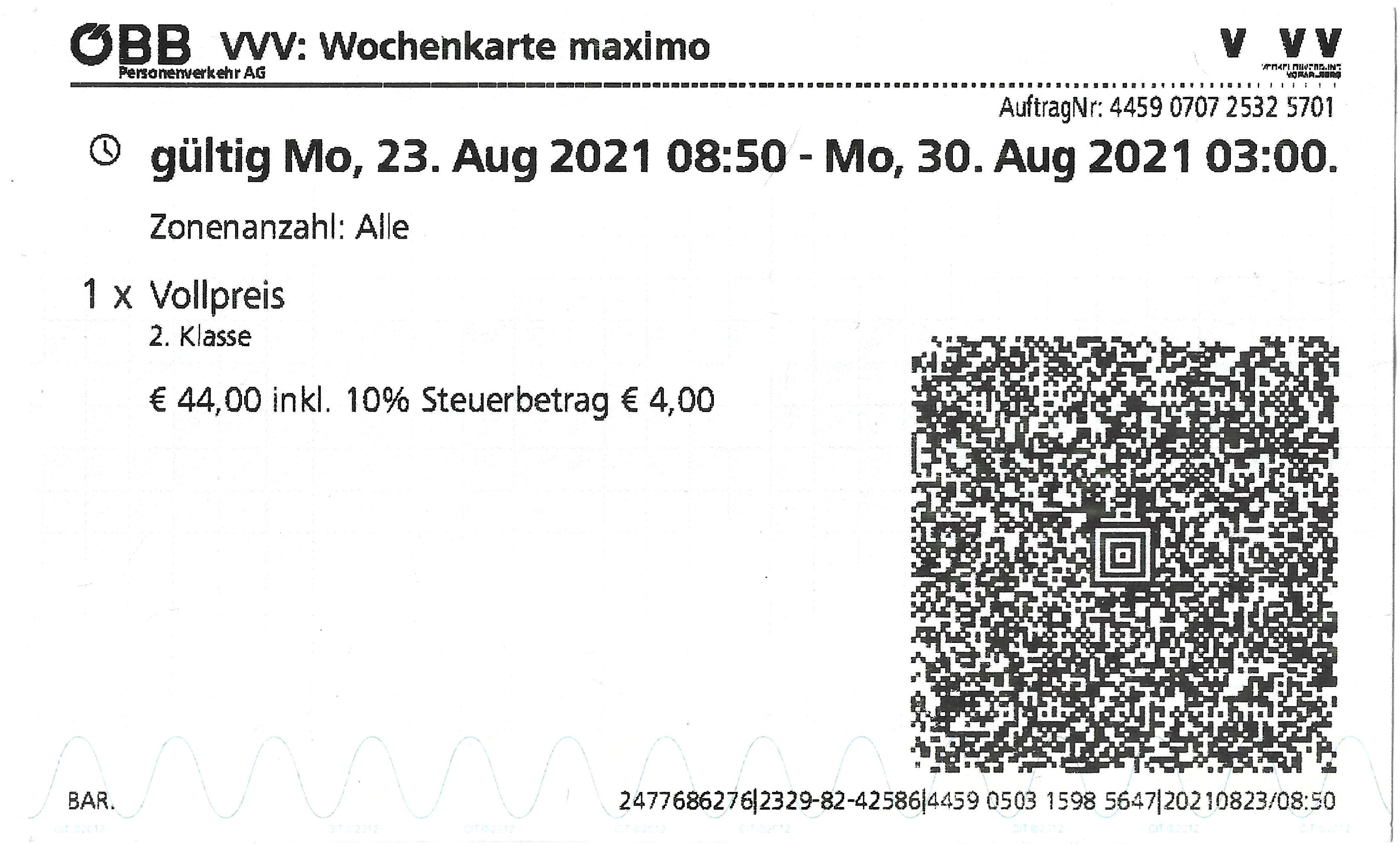 Bregenz — Tickets; Tickets (all)