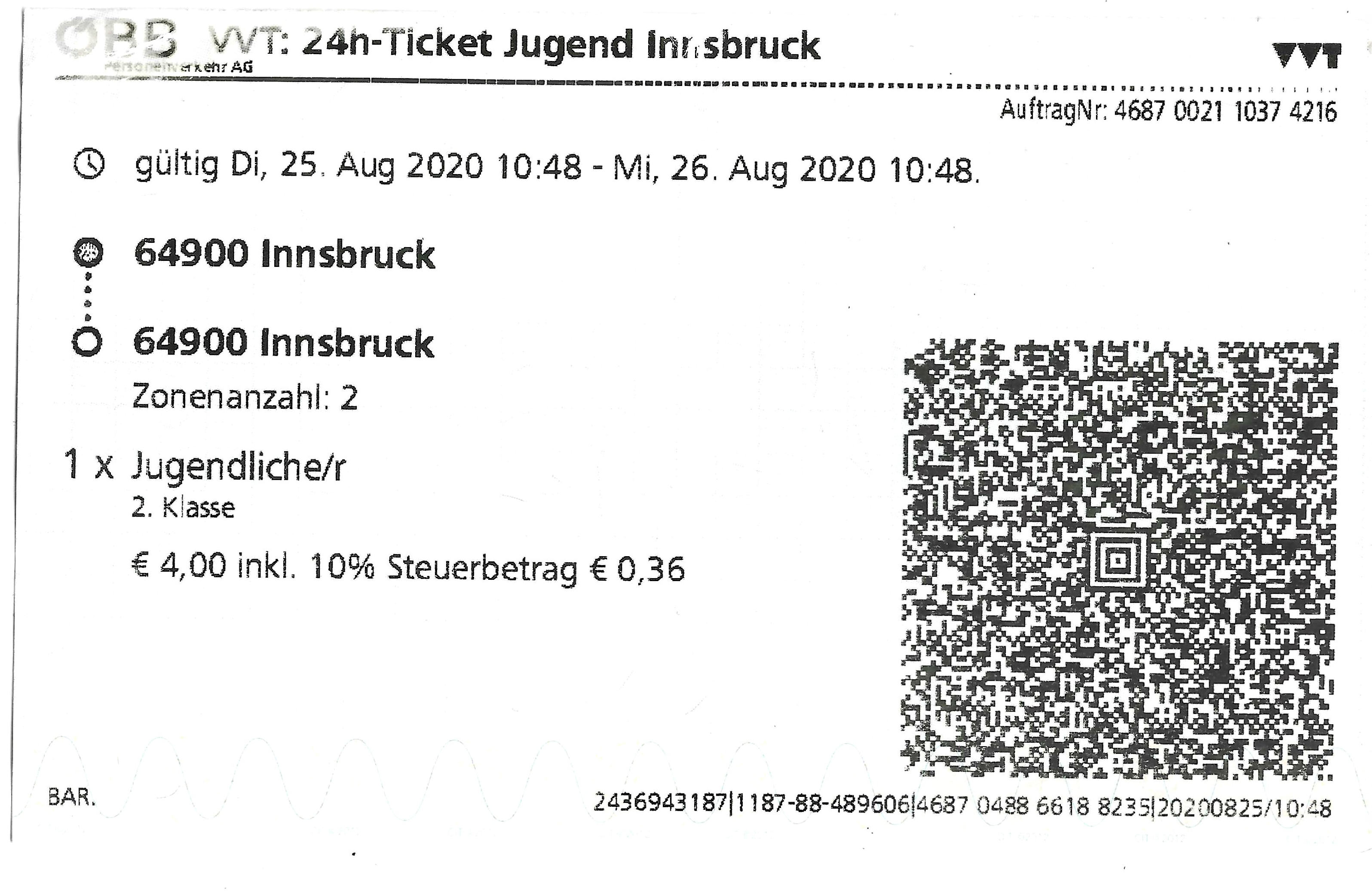 Innsbruck — Tickets; Tickets (all)
