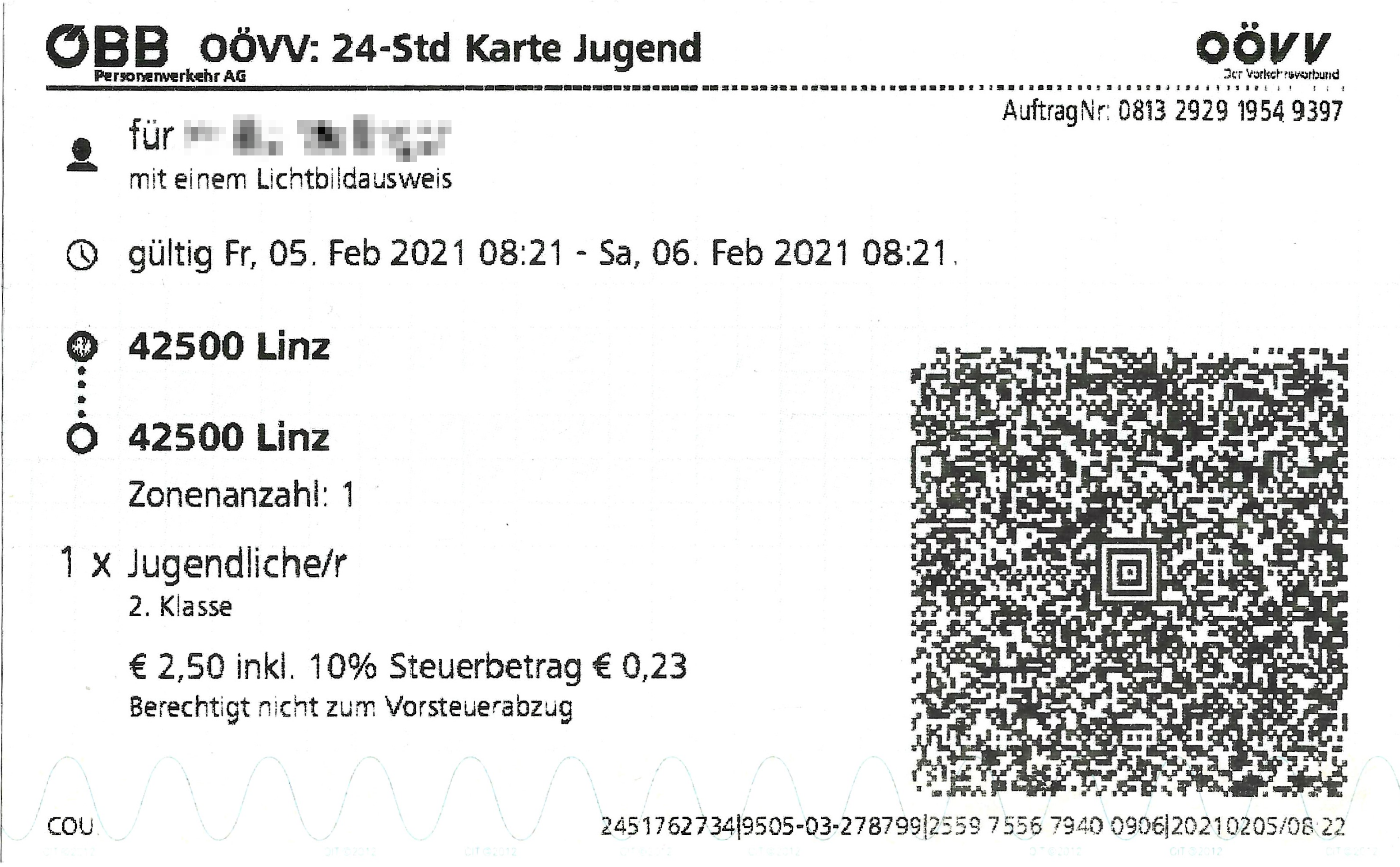 Linz — Tickets; Tickets (all)