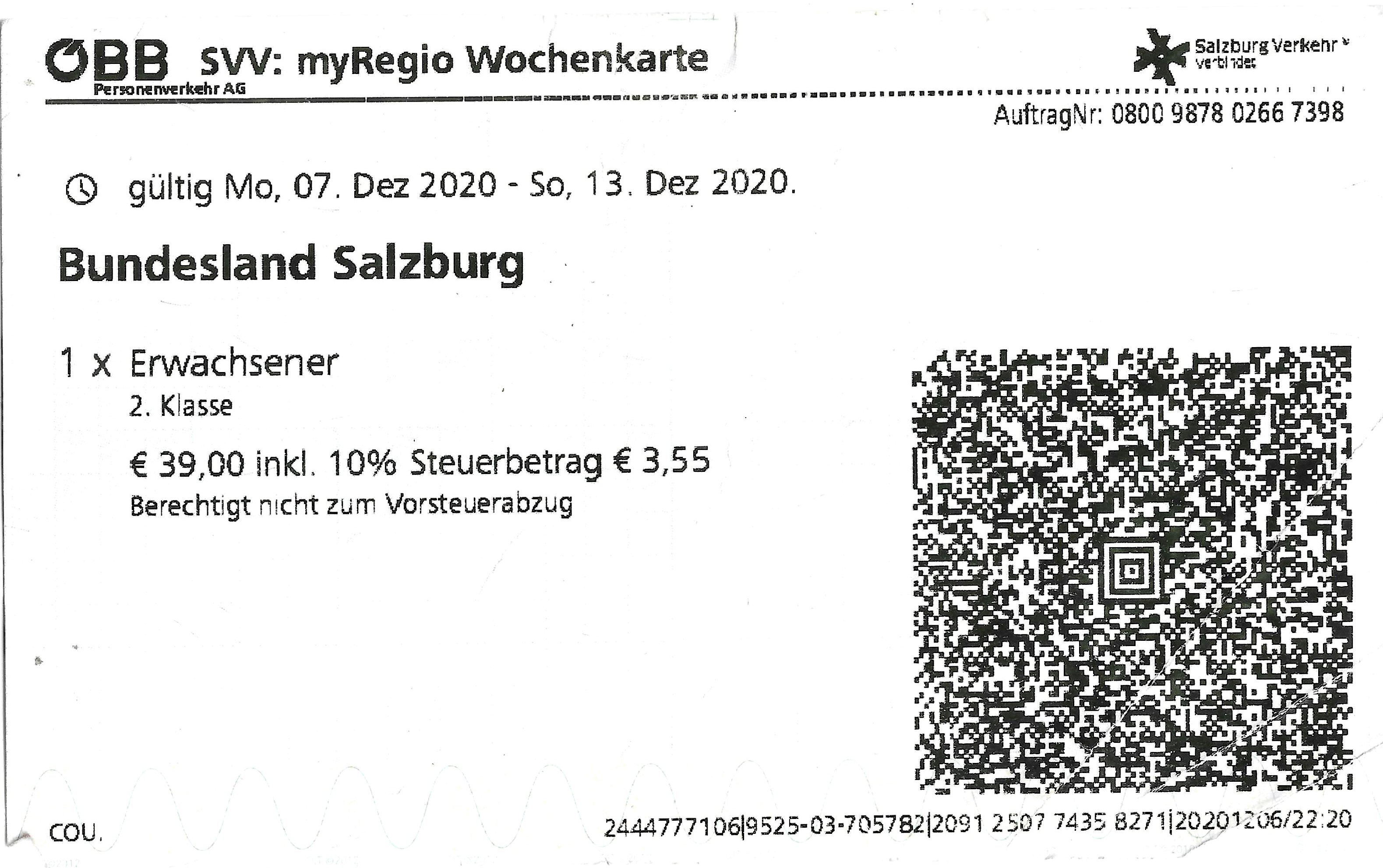 Salzburg — Tickets; Tickets (all)