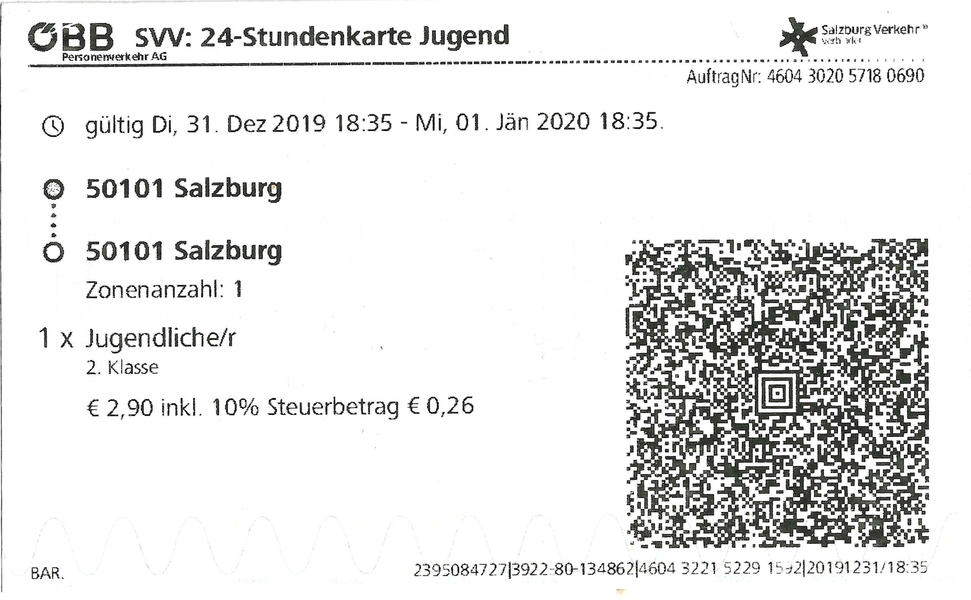 Salzburg — Tickets; Tickets (all)