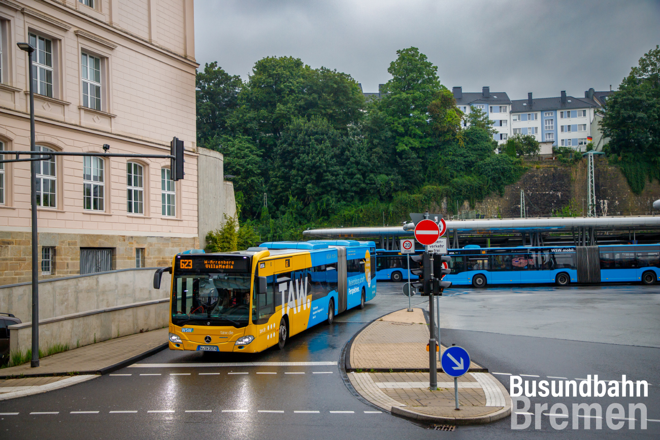 Wuppertal, Mercedes-Benz Citaro C2 G # 2074