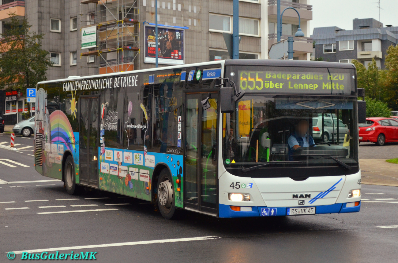 Remscheid, MAN A21 Lion's City NL273 # 45