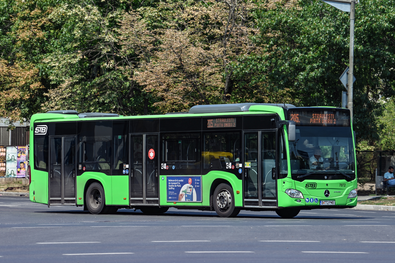 Bucharest, Mercedes-Benz Citaro C2 Hybrid # 7072