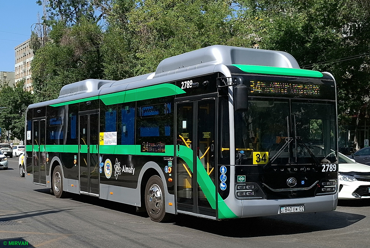 Almaty, Yutong ZK6126HG (CNG) # 2789