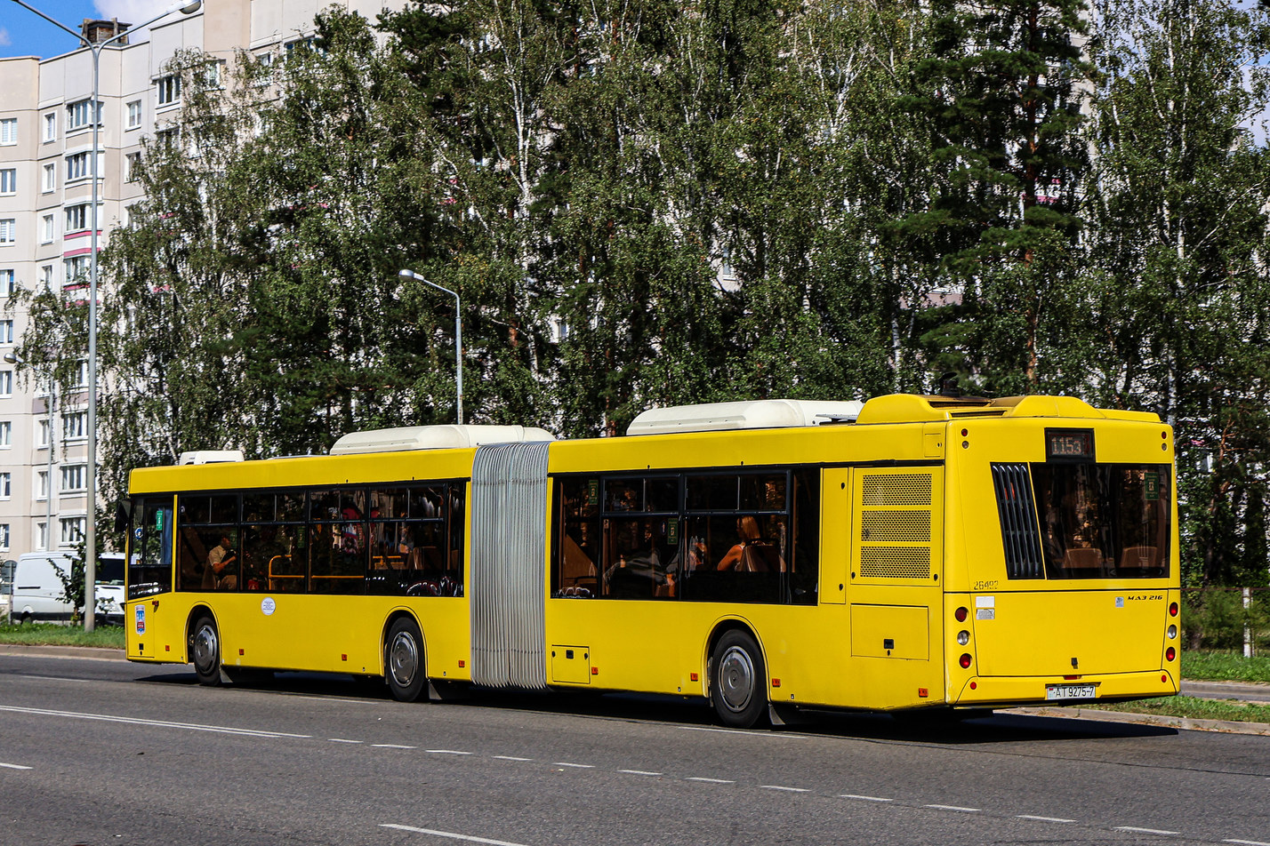 Mińsk, MAZ-216.066 # 026492