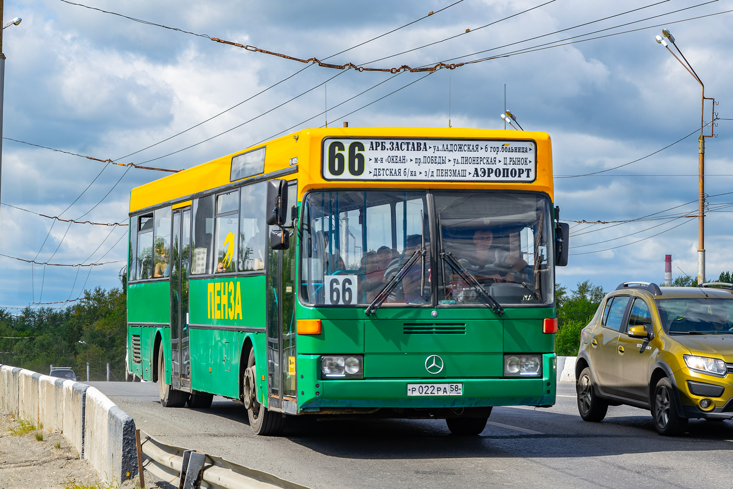 Penza, Mercedes-Benz O405 # Р 022 РА 58