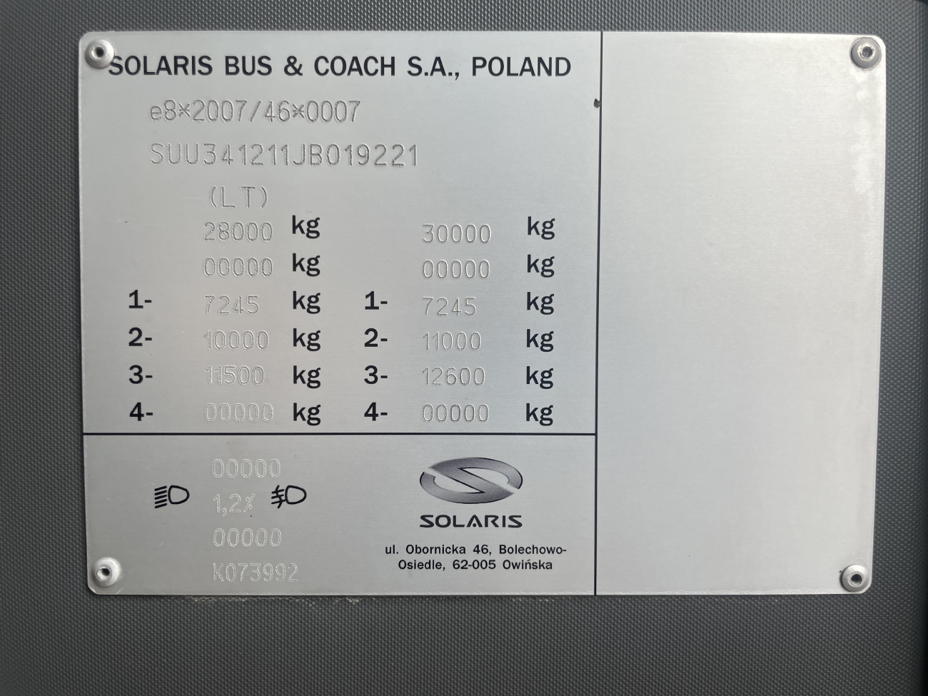 Vilnius, Solaris Urbino IV 18 # 4559