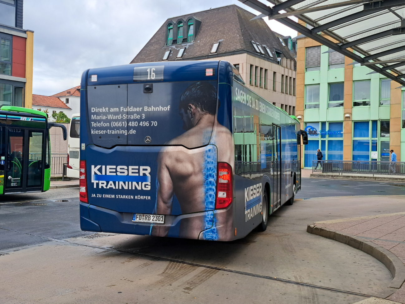 Fulda, Mercedes-Benz Citaro C2 Hybrid # FD-RB 2301