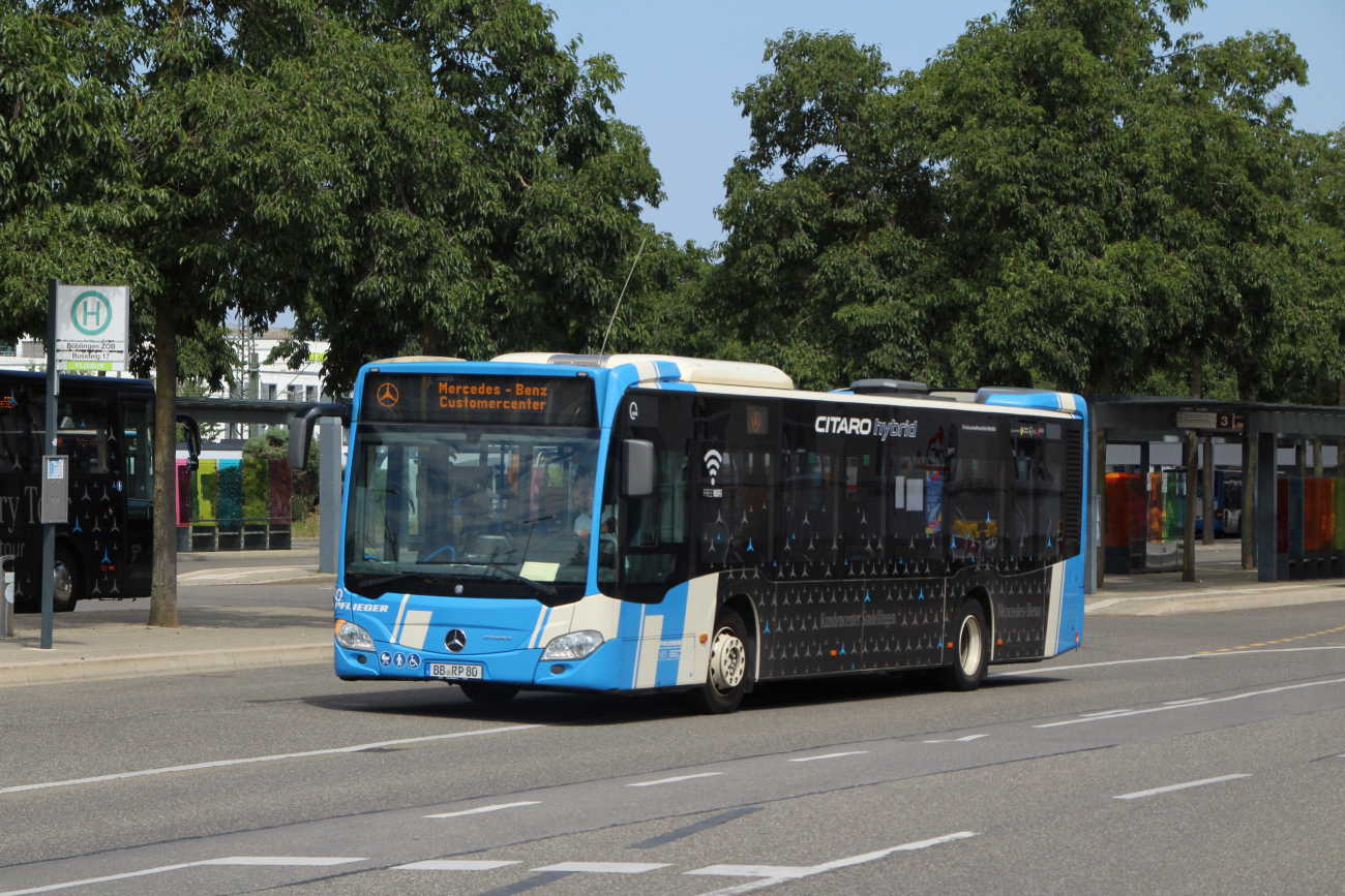 Böblingen, Mercedes-Benz Citaro C2 Hybrid # 80