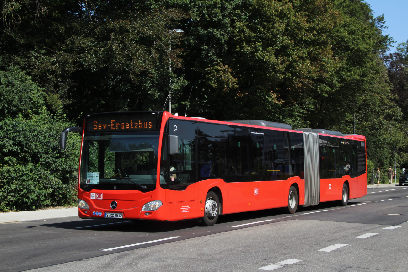 Schwäbisch Hall, Mercedes-Benz Citaro C2 G # S-RS 2512; Stuttgart — SEV Stammstreckensperrung S-Bahn Stuttgart