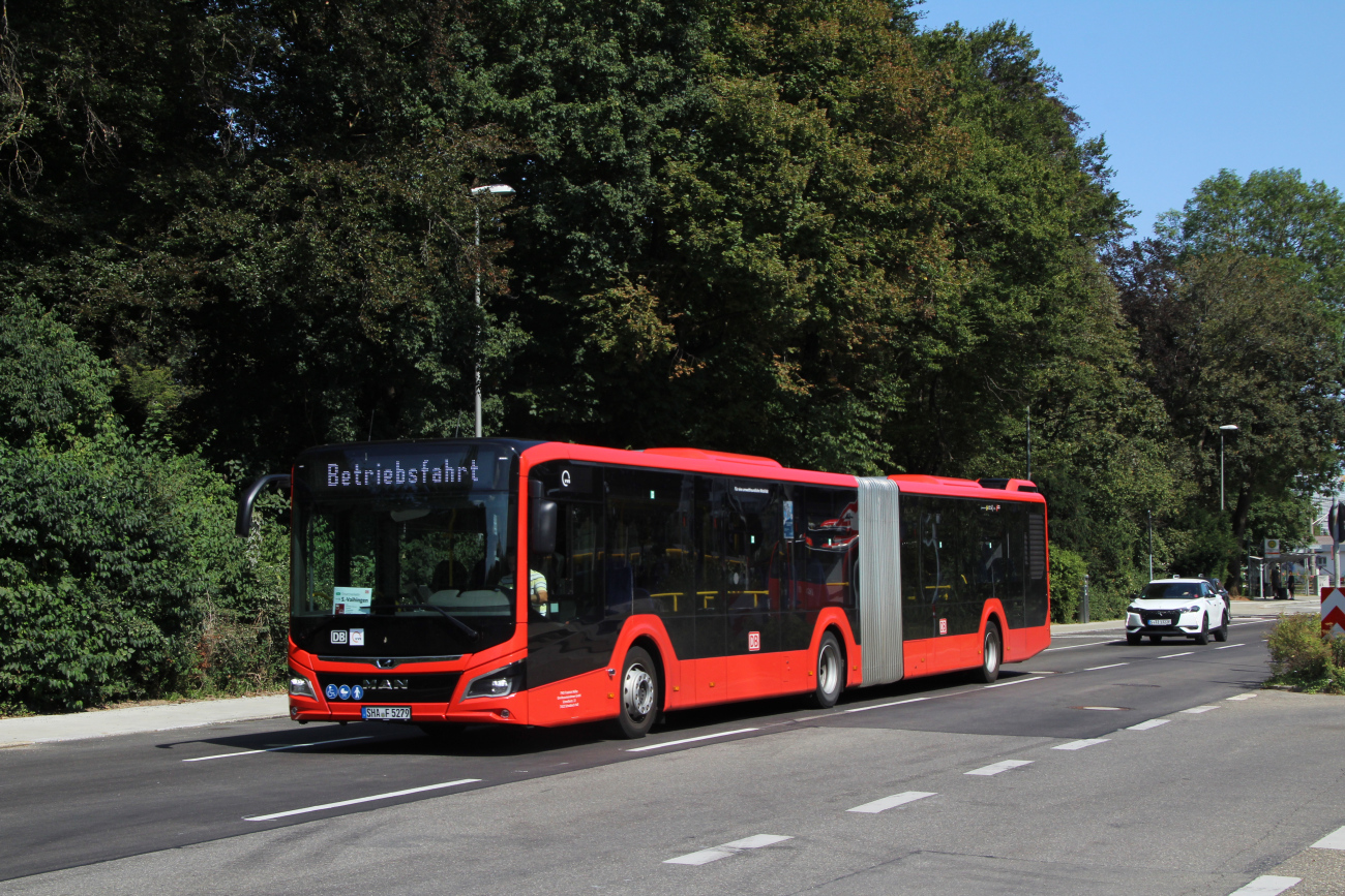 Schwäbisch Hall, MAN 18C Lion's City NG360 EfficientHybrid # 5279; Stuttgart — SEV Stammstreckensperrung S-Bahn Stuttgart