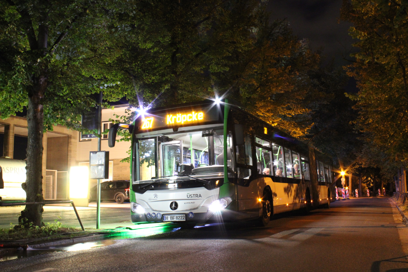 Hannover, Mercedes-Benz Citaro C2 G Hybrid # 8222