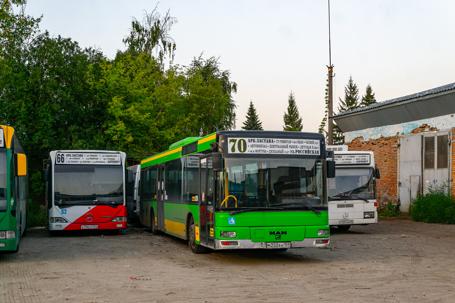 Penza, Mercedes-Benz O530 Citaro # К 706 СУ 159; Penza, MAN A21 NL263 # М 350 АН 159