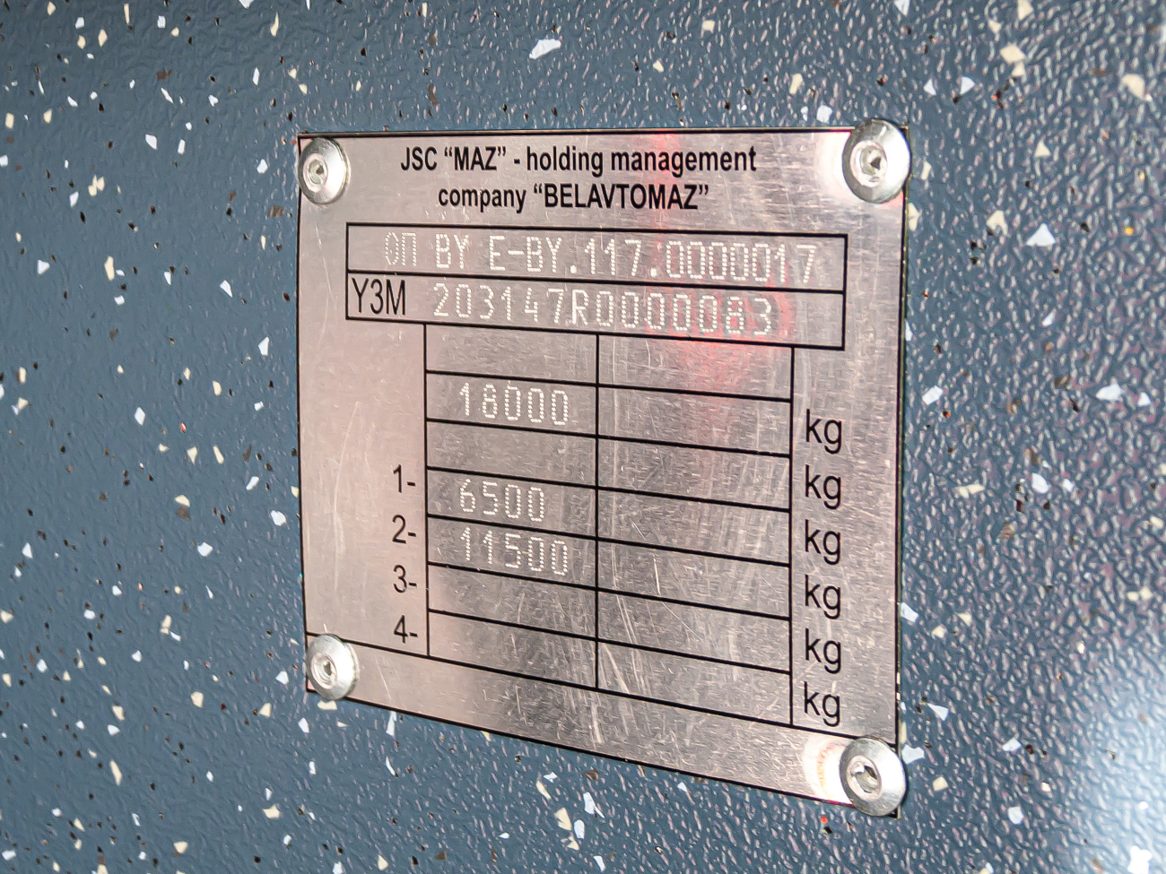 Kamianets, MAZ-203.147 # 235