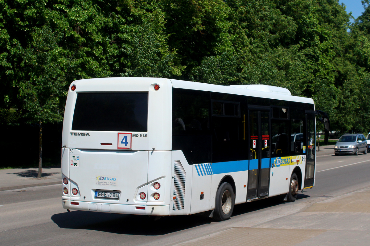 Kėdainiai, TEMSA MD 9 LE # 80