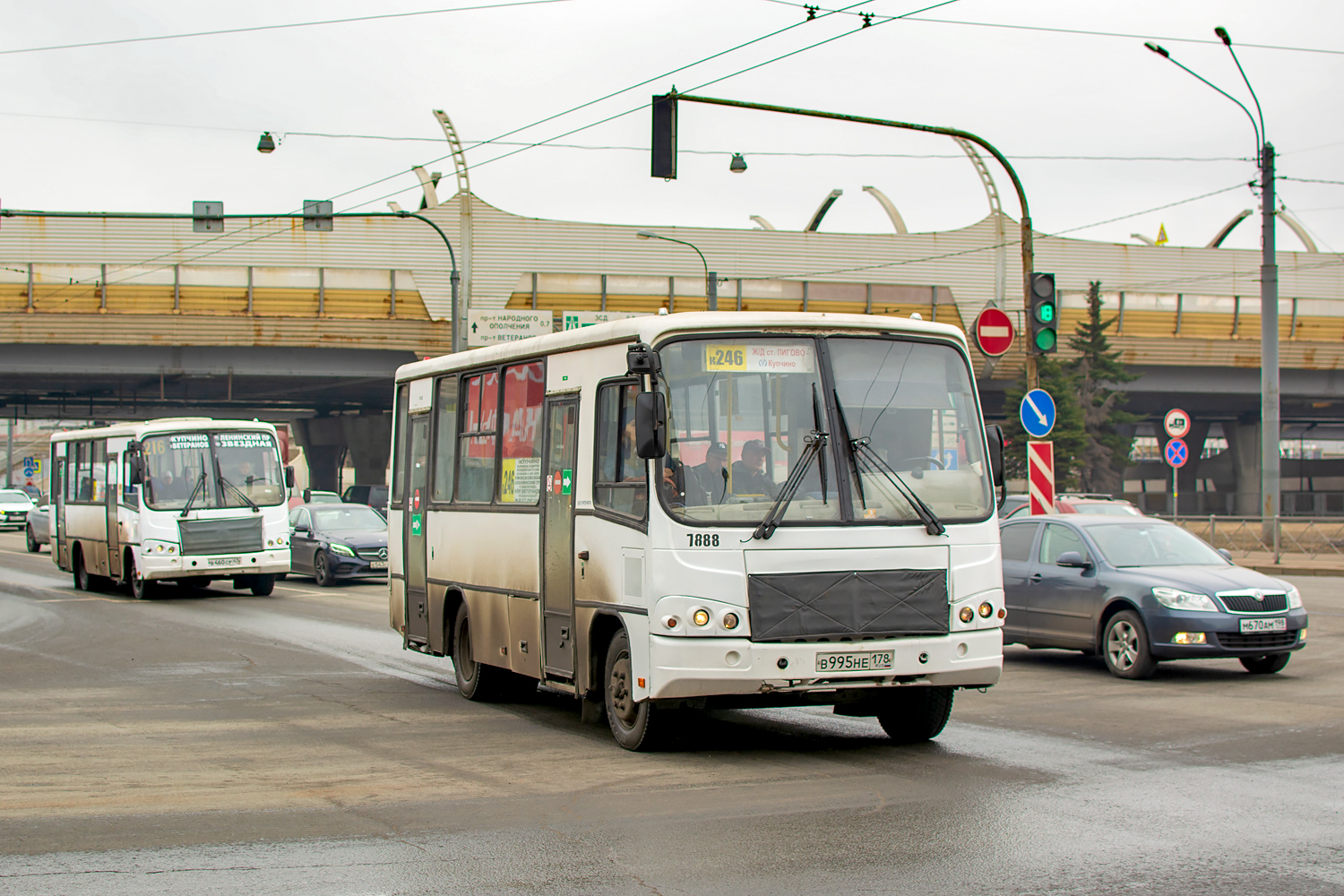 Saint Petersburg, PAZ-320402-05 (32042E, 2R, -2F) # 7888