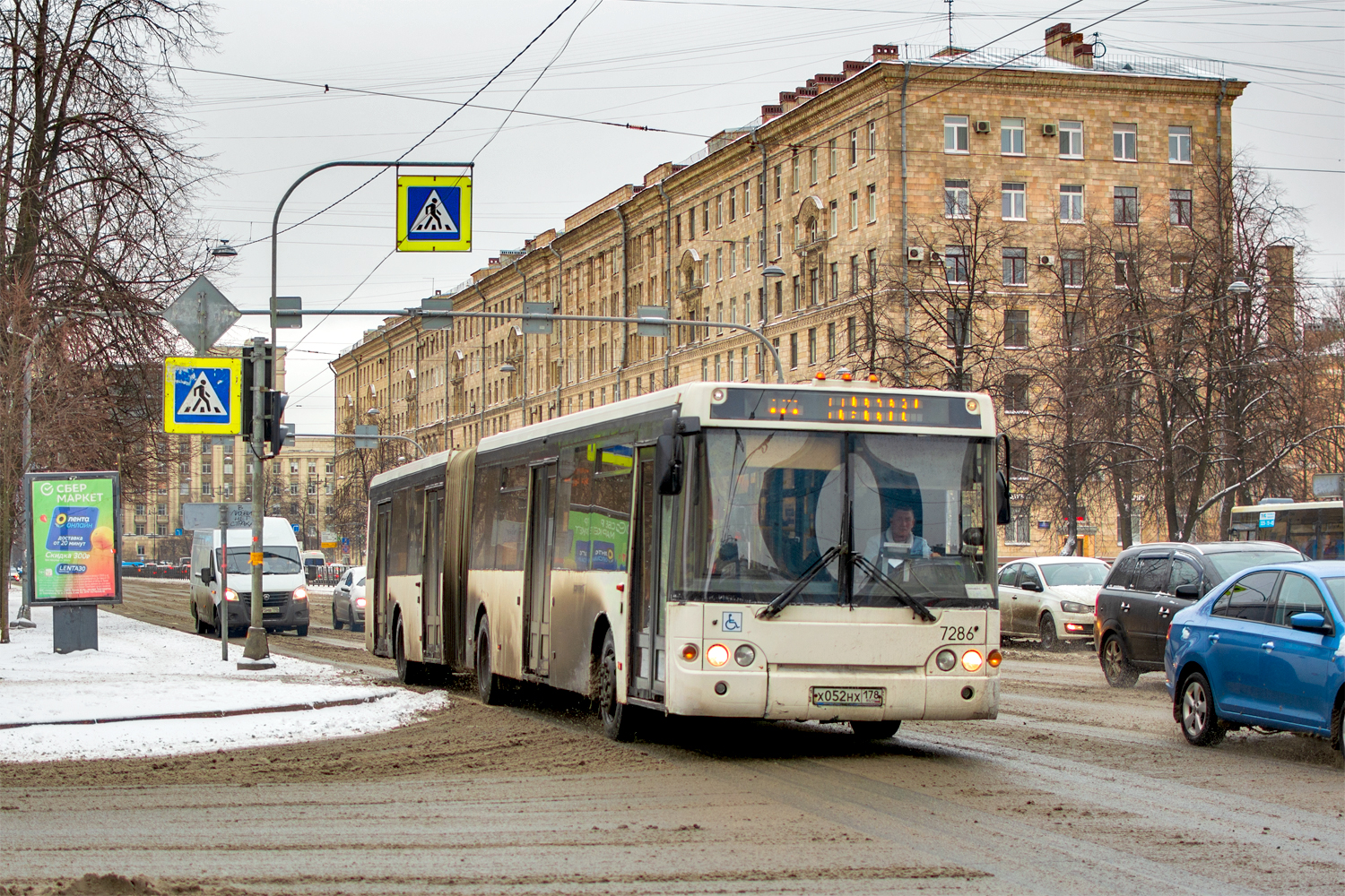 Saint Petersburg, LiAZ-6213.20 # 7286