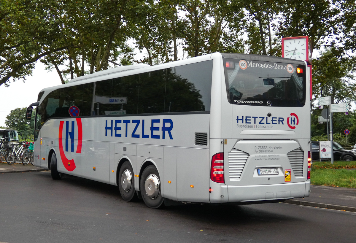 Südliche Weinstraße, Mercedes-Benz Tourismo II 16RHD M/3 # SÜW-HF 450; Freiburg im Breisgau — SEV Rheintalbahn