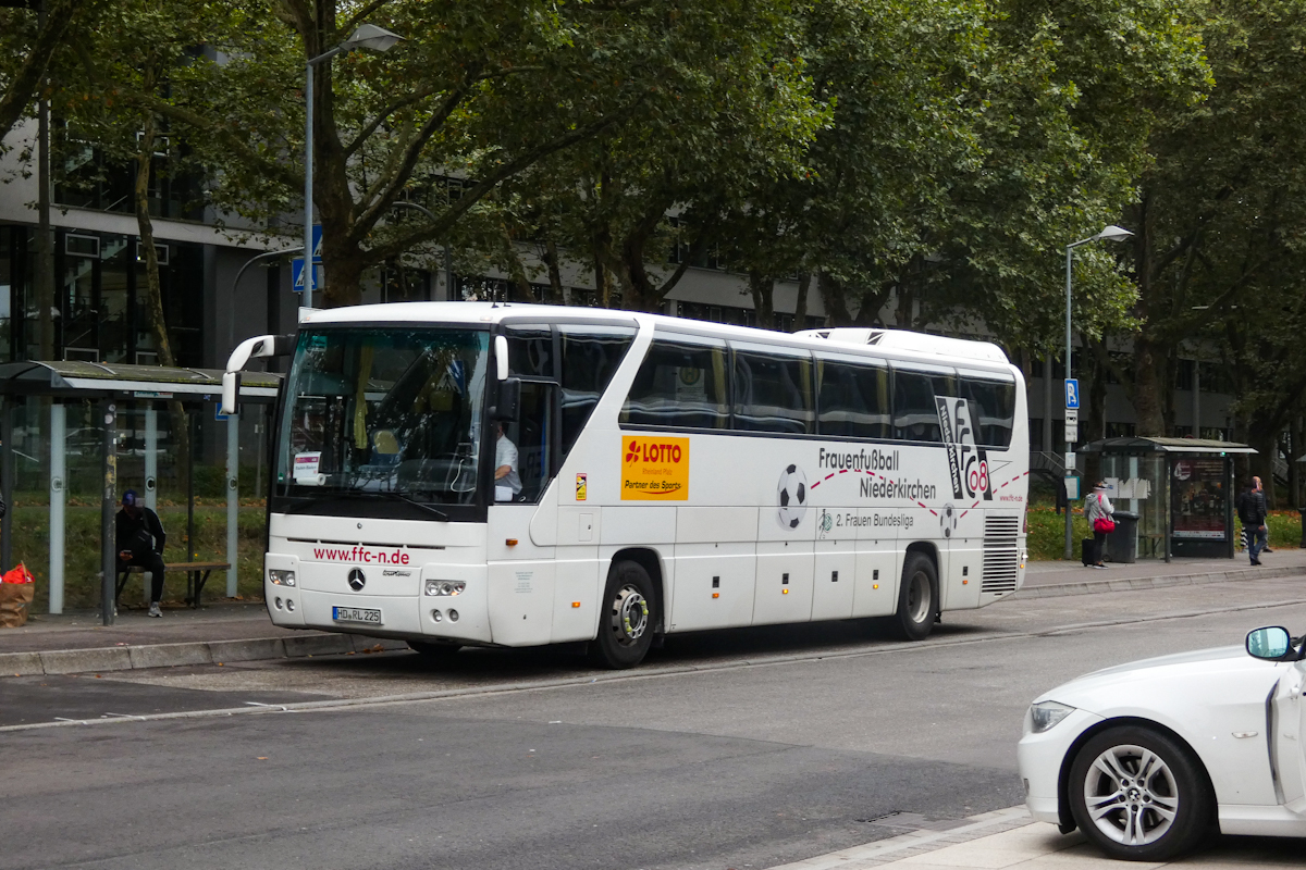 Heidelberg, Mercedes-Benz O350 Tourismo I 15RHD # HD-RL 225; Freiburg im Breisgau — SEV Rheintalbahn