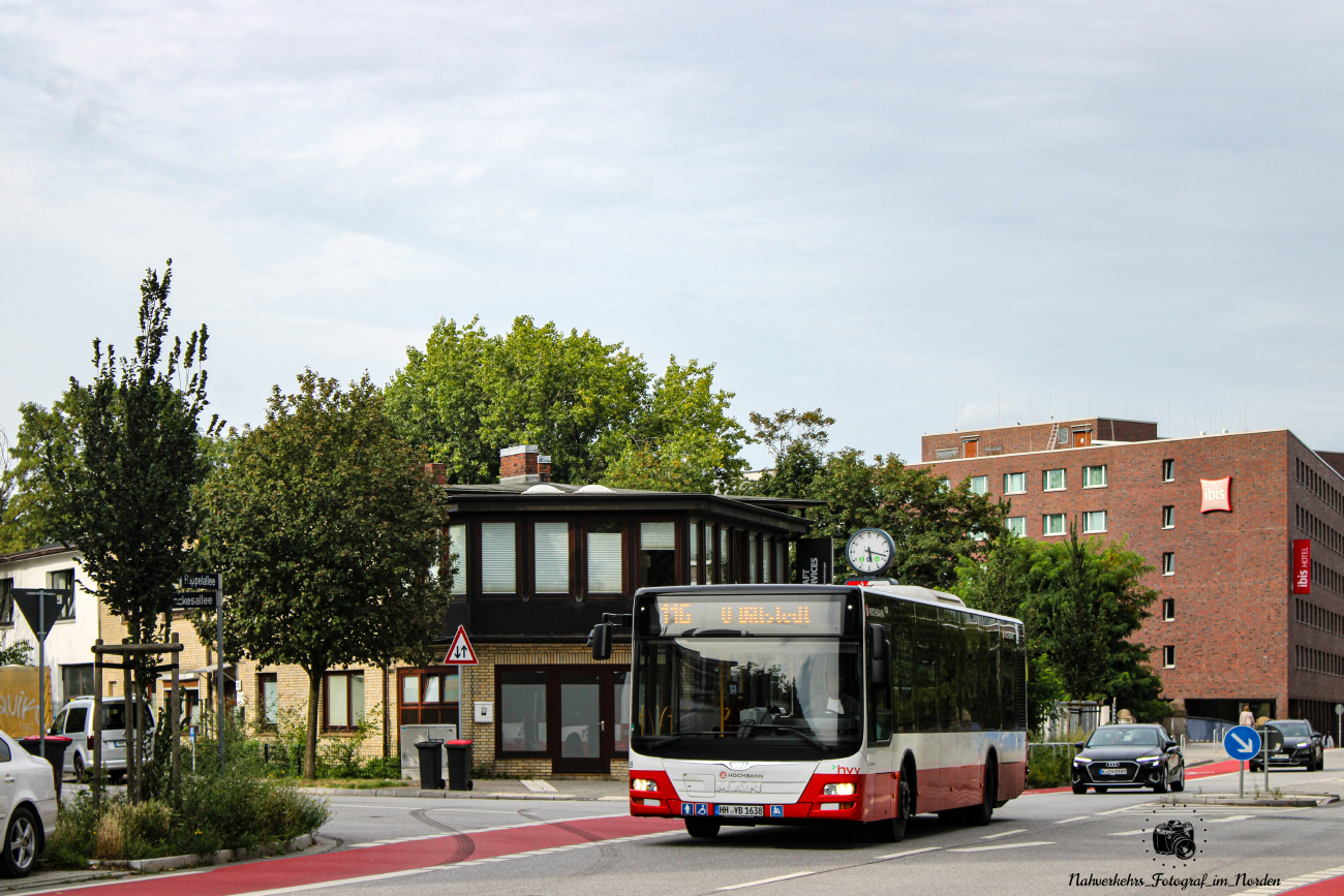 Hamburg, MAN A37 Lion's City NL293 # 1638