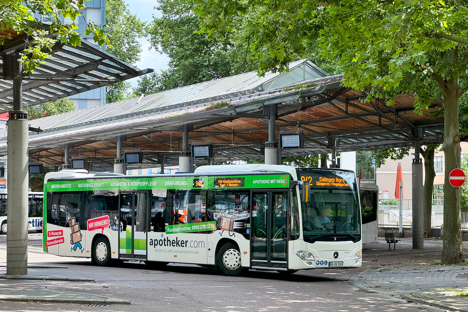 Göppingen, Mercedes-Benz Citaro C2 Hybrid # 41