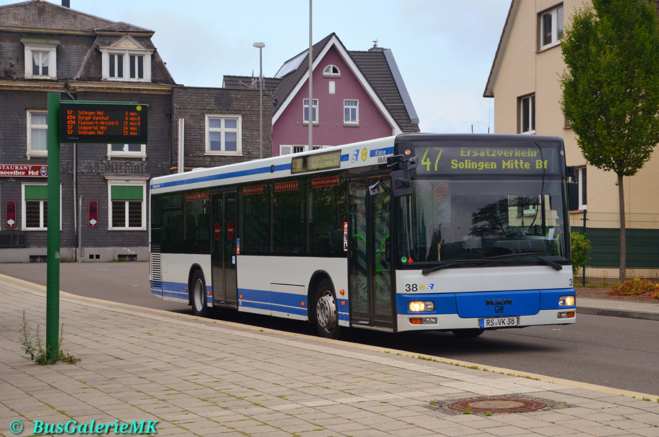 Remscheid, MAN A21 NL263 # 38