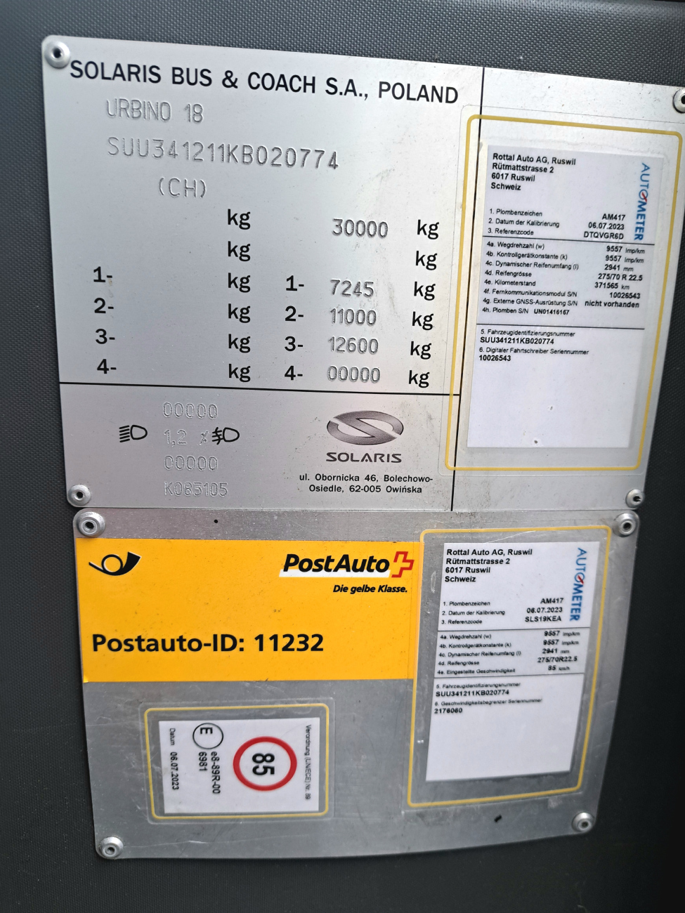 Lucerne, Solaris Urbino IV 18 No. 11232
