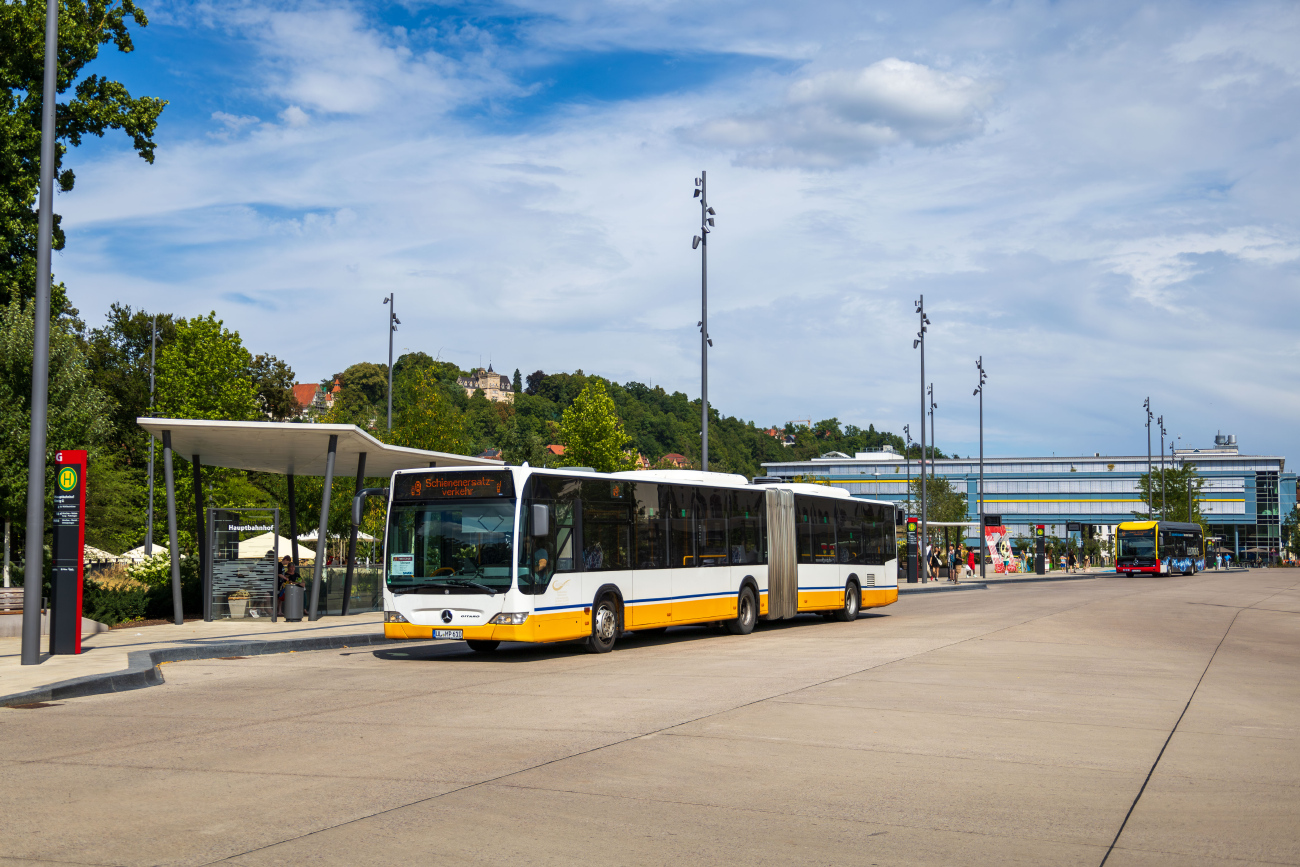 Ulm, Mercedes-Benz O530 Citaro Facelift G # UL-MP 610; Stuttgart — SEV Stuttgart <> Tübingen (Neckar-Alb-Bahn)