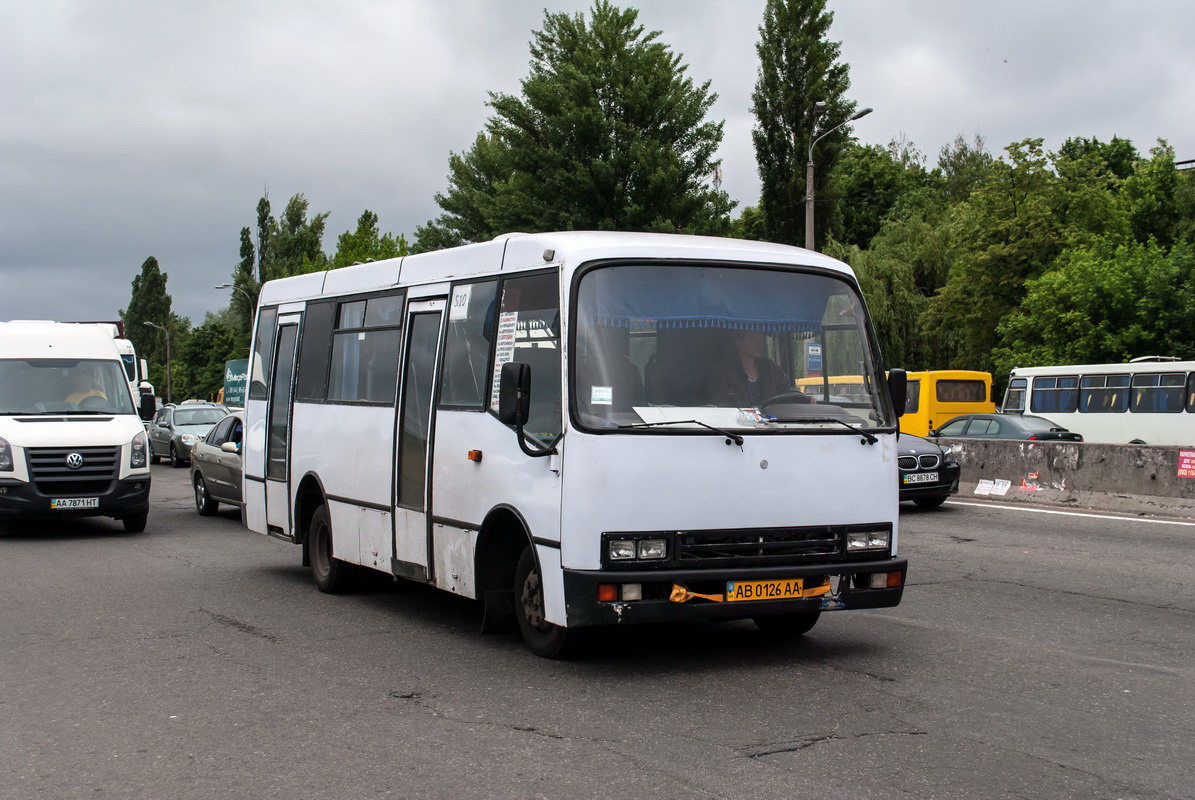 Kyiv, Тур-А091 # АВ 0126 АА