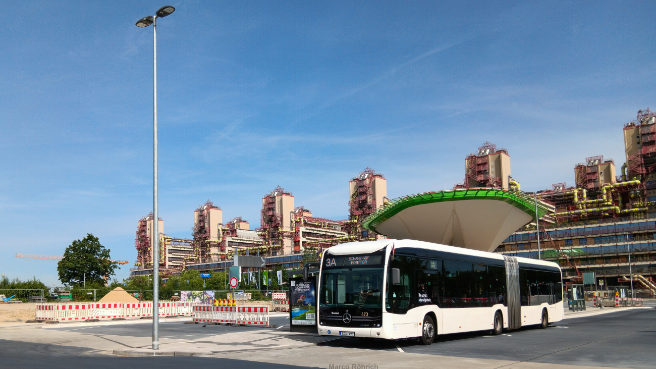 Aachen, Mercedes-Benz eCitaro G № 493